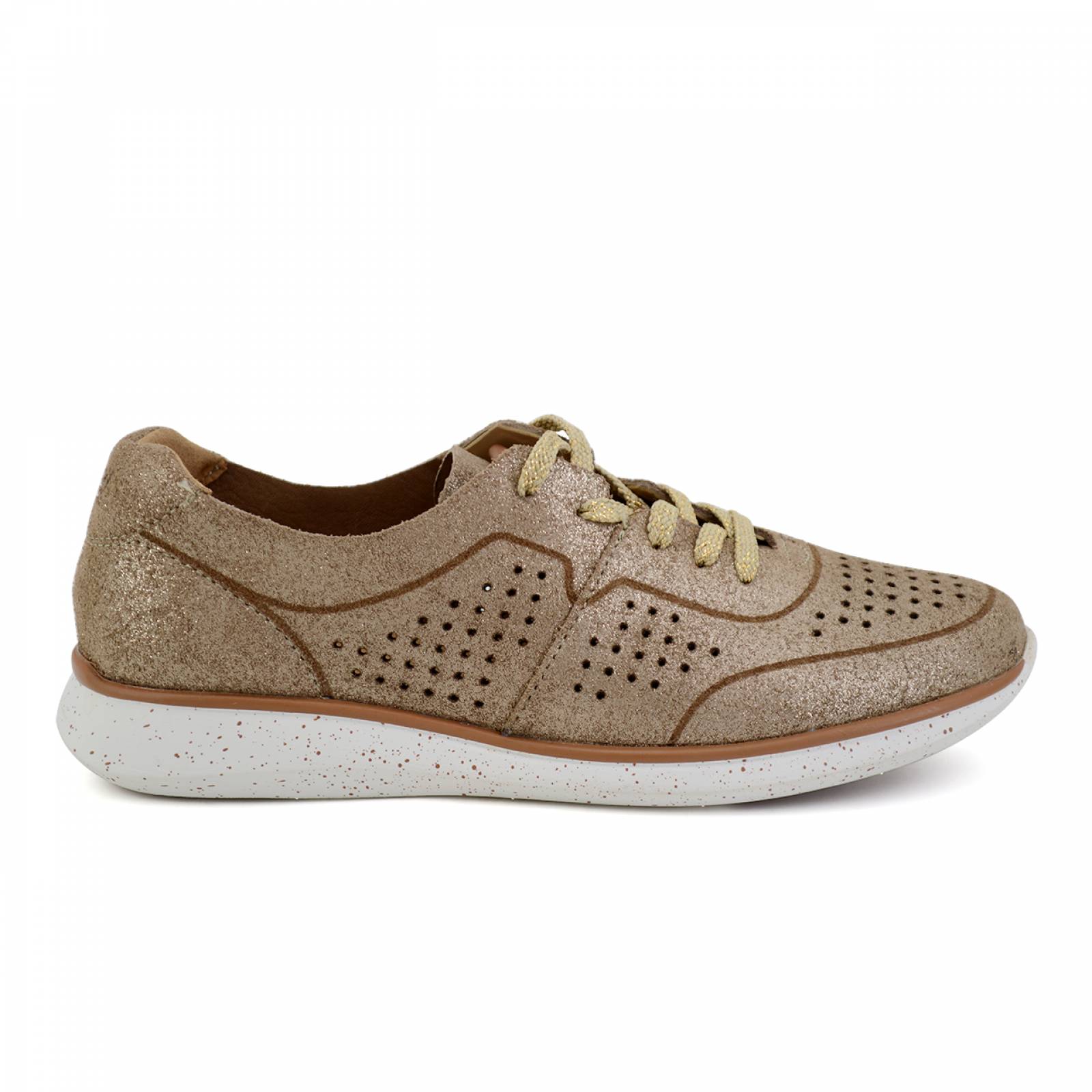 Tenis Flexi para Mujer 28213 Dorado [FFF2611] 