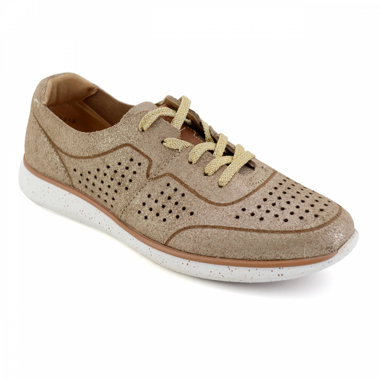 Tenis Flexi para Mujer 28213 Dorado [FFF2611] 