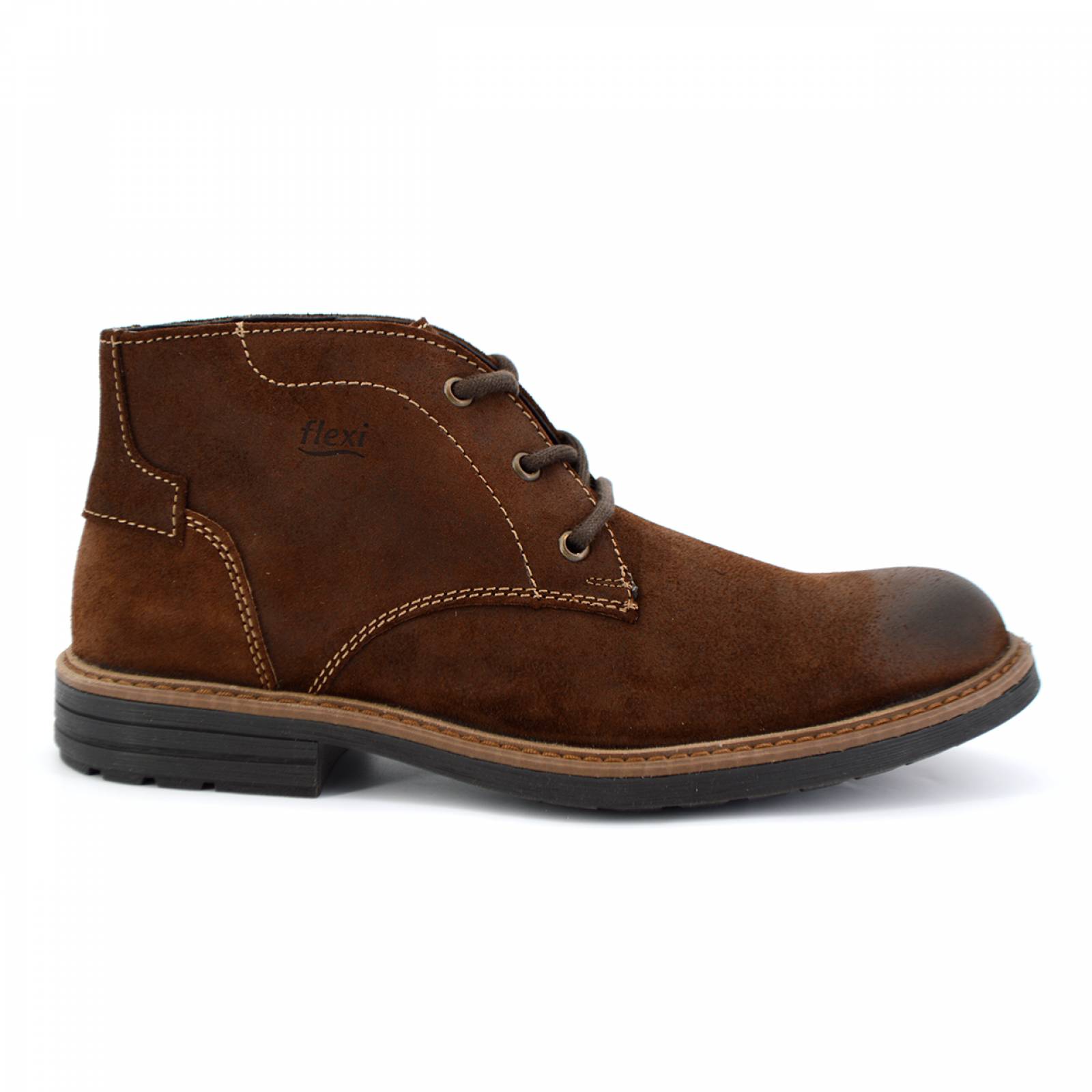 Bota Casual Flexi para Hombre 402501 Cafe [FFF2840]