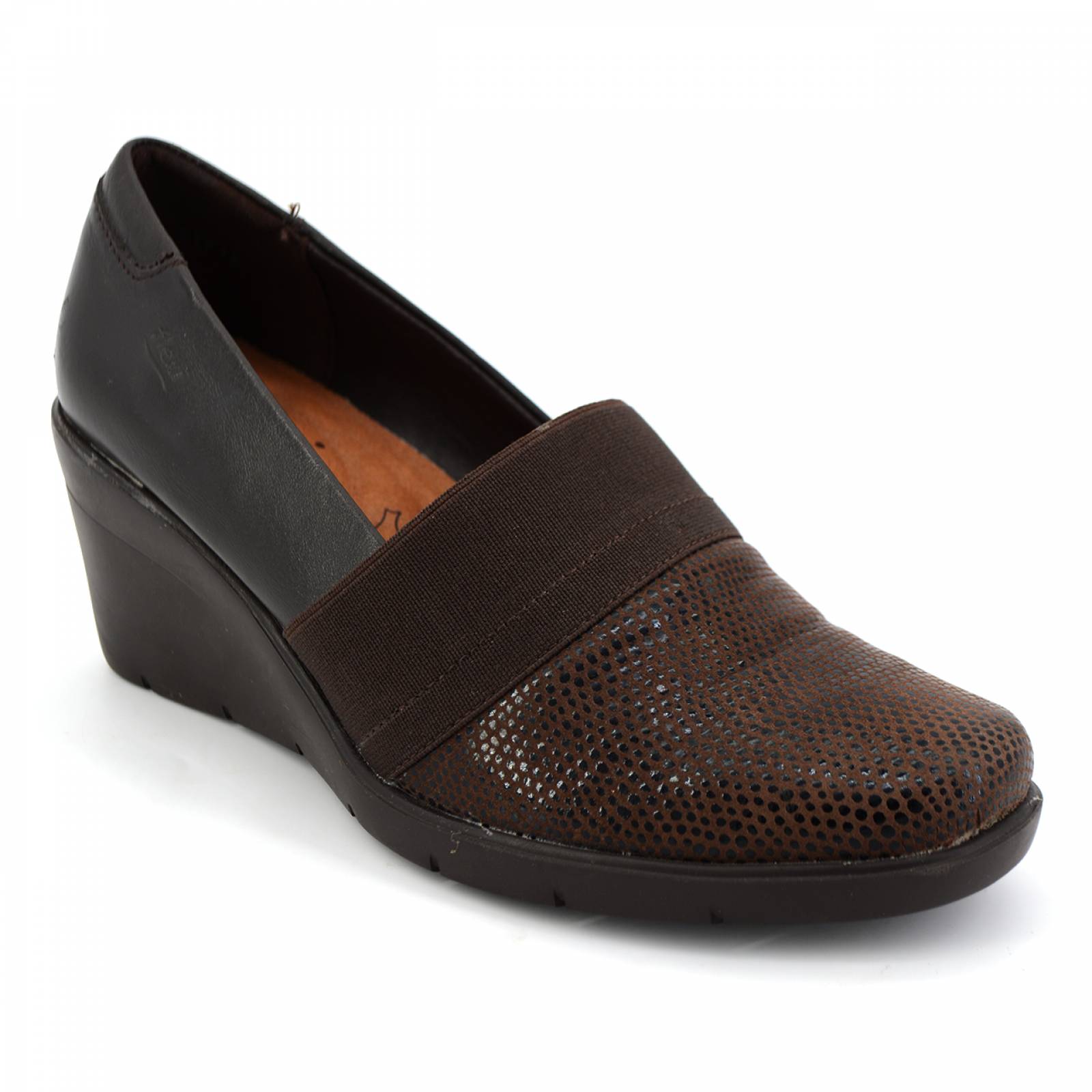 Zapato Confort Flexi para Mujer 33910 Cafe [FFF2637] 