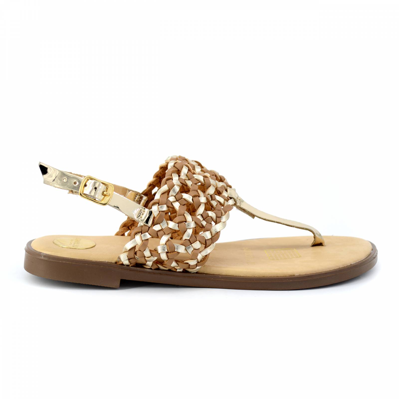 Sandalias Ozono para Mujer 60000706-3 Dorado [OZO2569] 