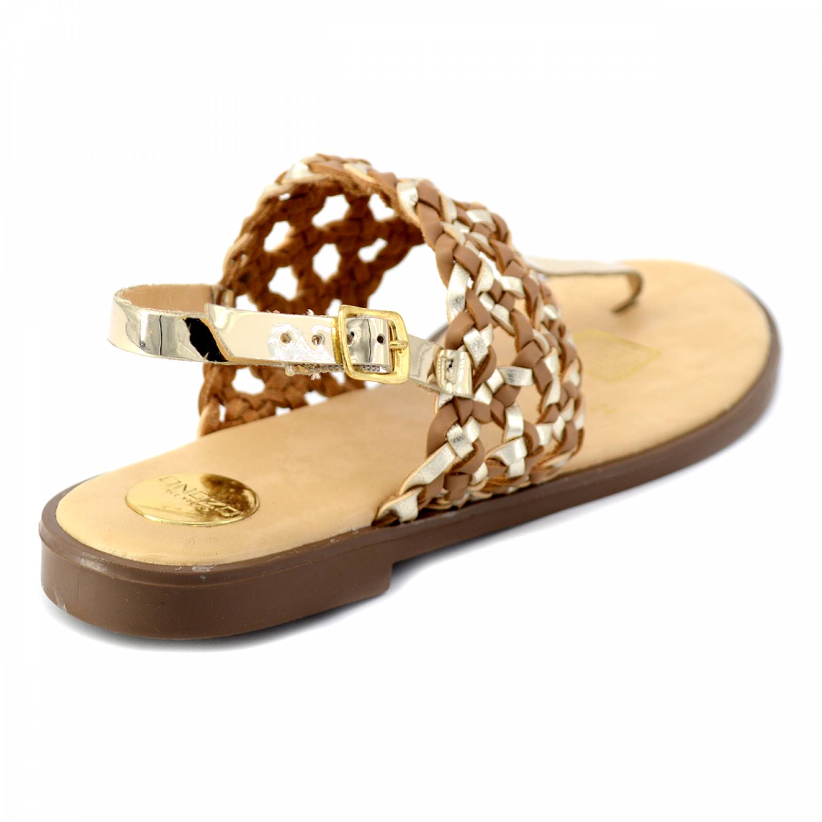 Sandalias Ozono para Mujer 60000706-3 Dorado [OZO2569] 
