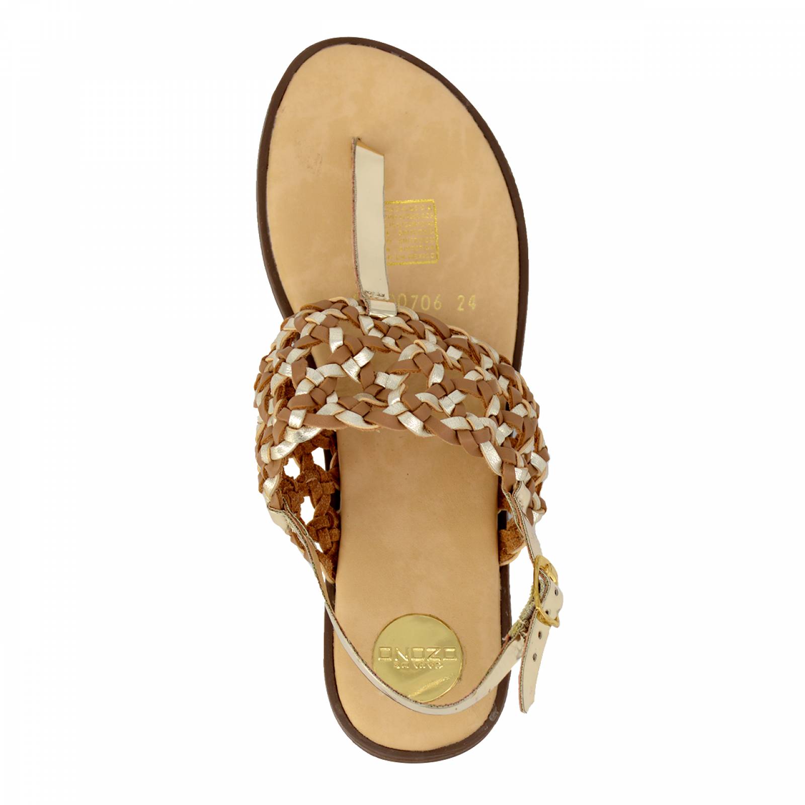 Sandalias Ozono para Mujer 60000706-3 Dorado [OZO2569] 