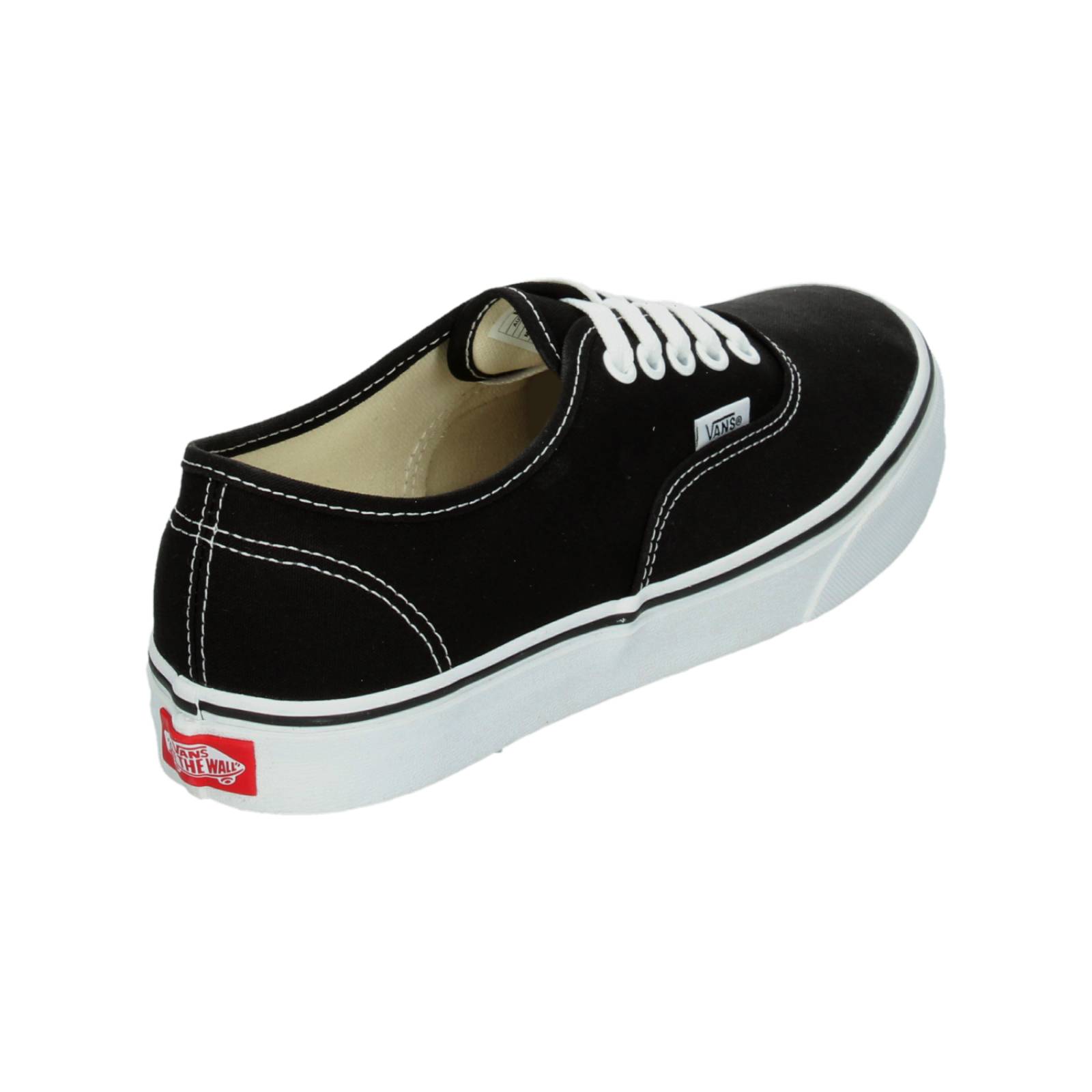 Vans authentic negras online hombre