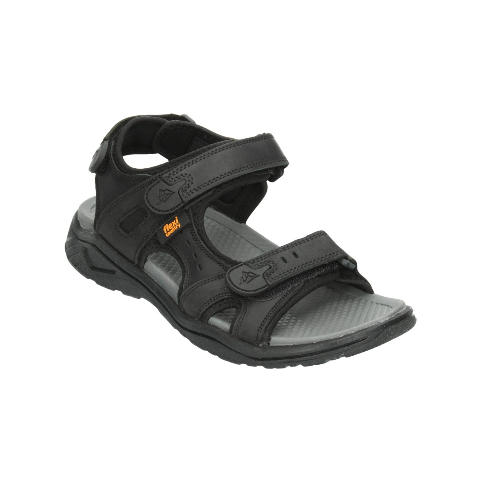 Sandalias Flexi Negro para Hombre [FFF3394] 