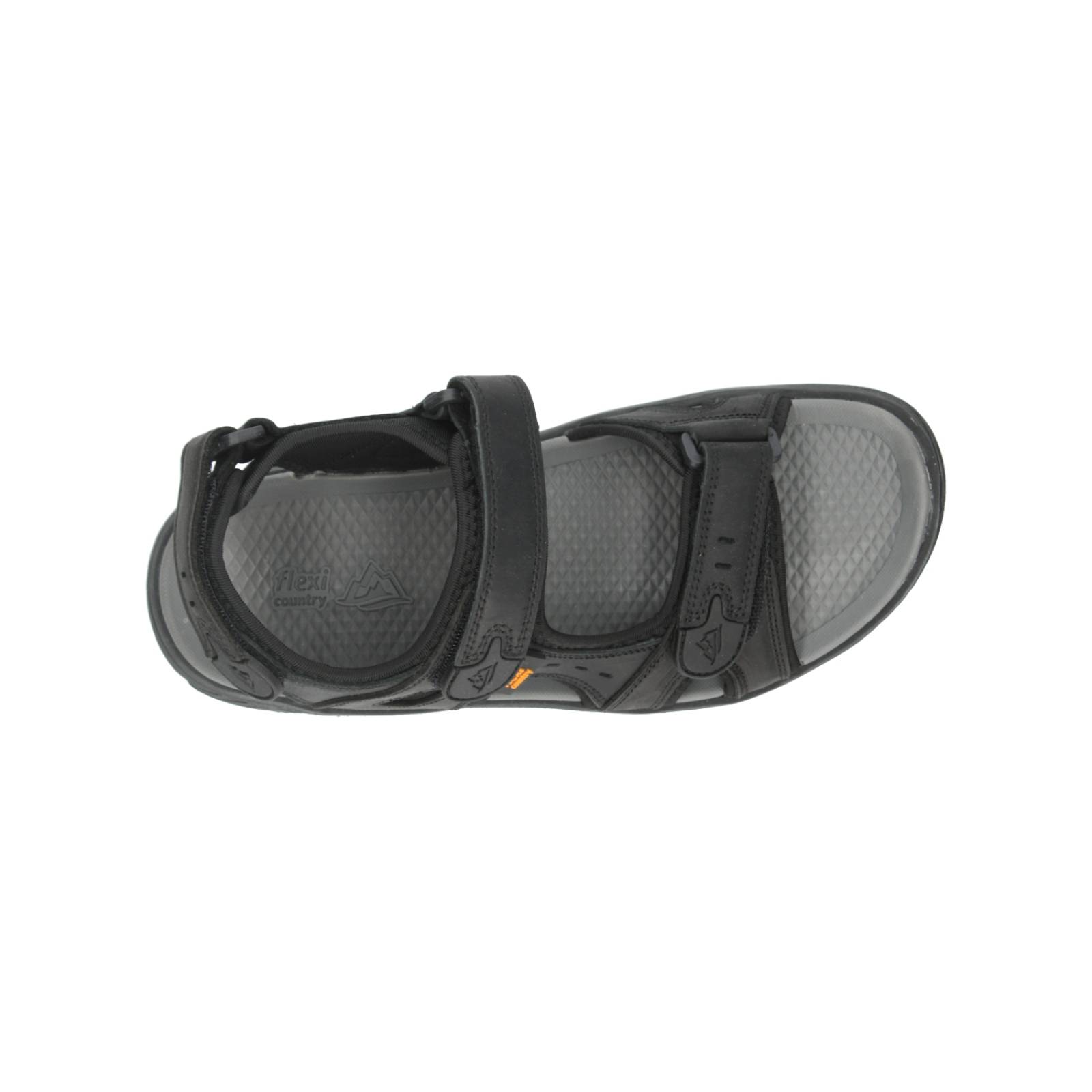 Sandalias Flexi Negro para Hombre [FFF3394] 