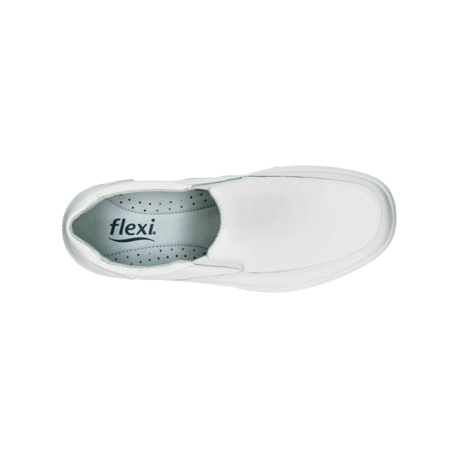 Zapato Servicio Clinico Blanco Flexi para Hombre [FFF3372] 