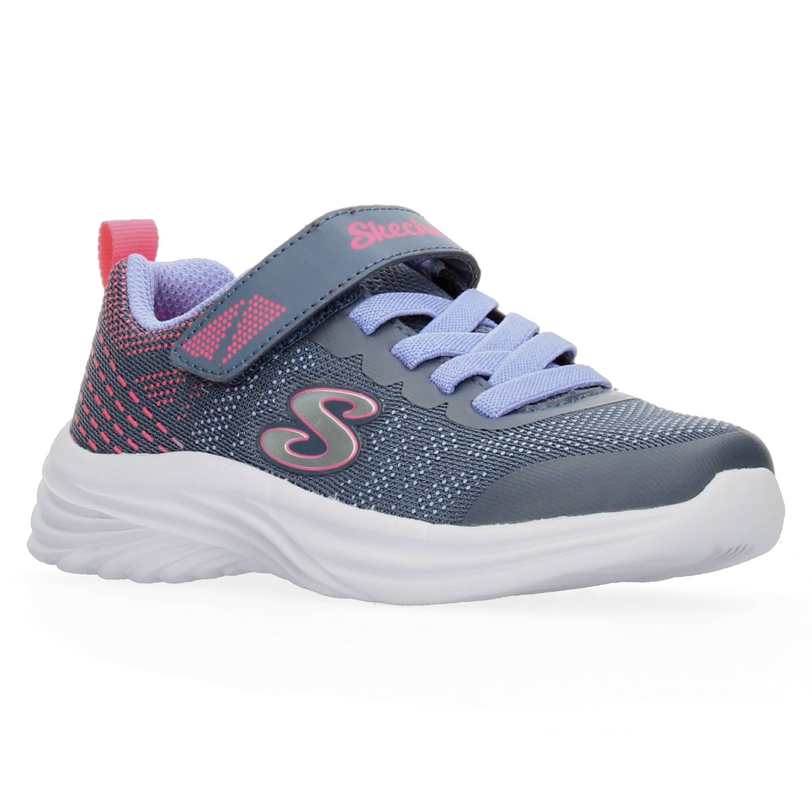 Tenis Skechers Gris para Niña [SKE636] 