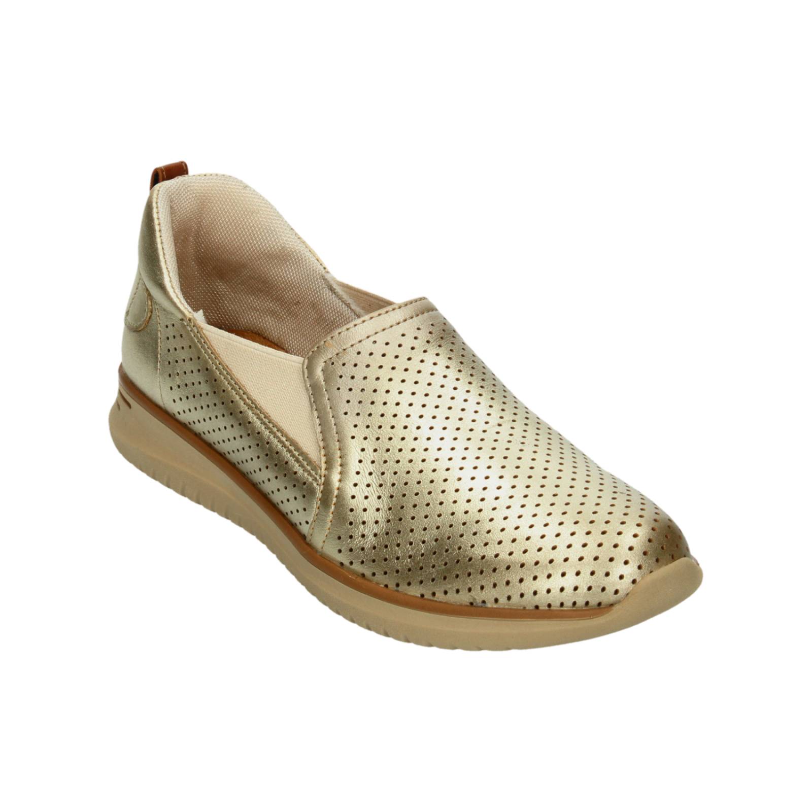 Tenis Flexi para Mujer 107601 Dorado [FFF3236] 