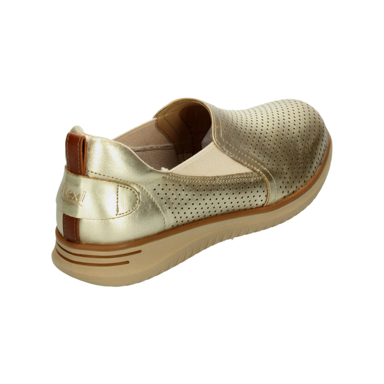 Tenis Flexi para Mujer 107601 Dorado [FFF3236] 