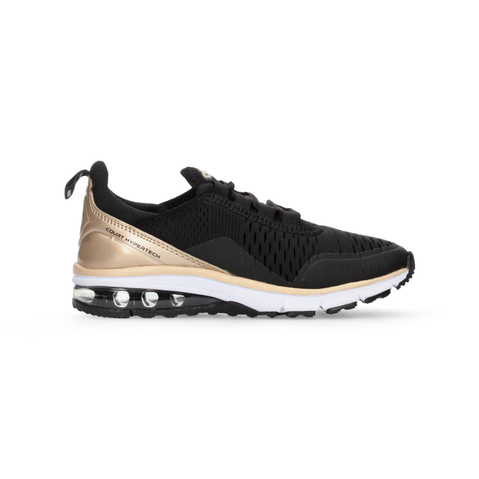 Tenis Court para Mujer 7737-T Negro [CRT583] 