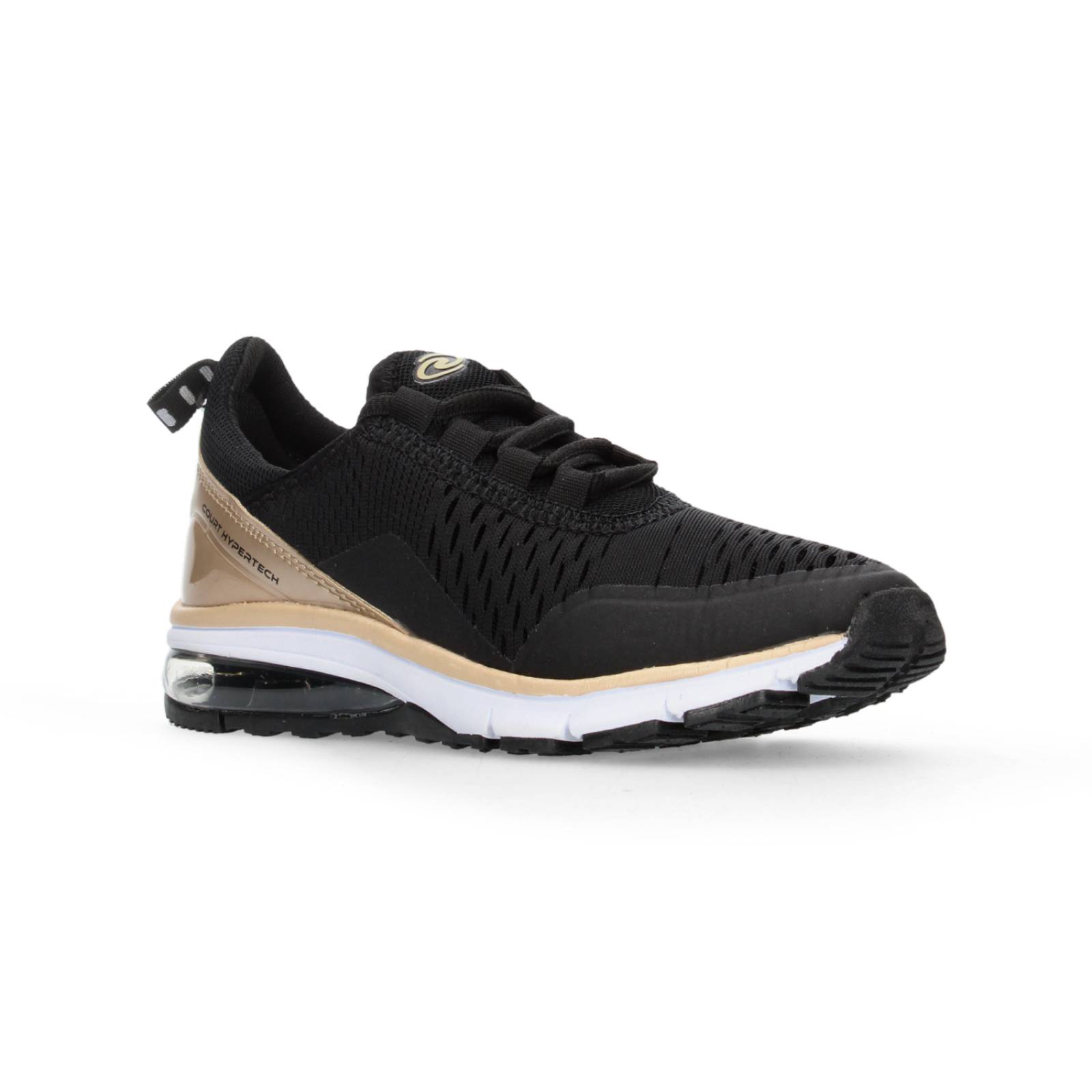 Tenis Court para Mujer 7737-T Negro [CRT583] 
