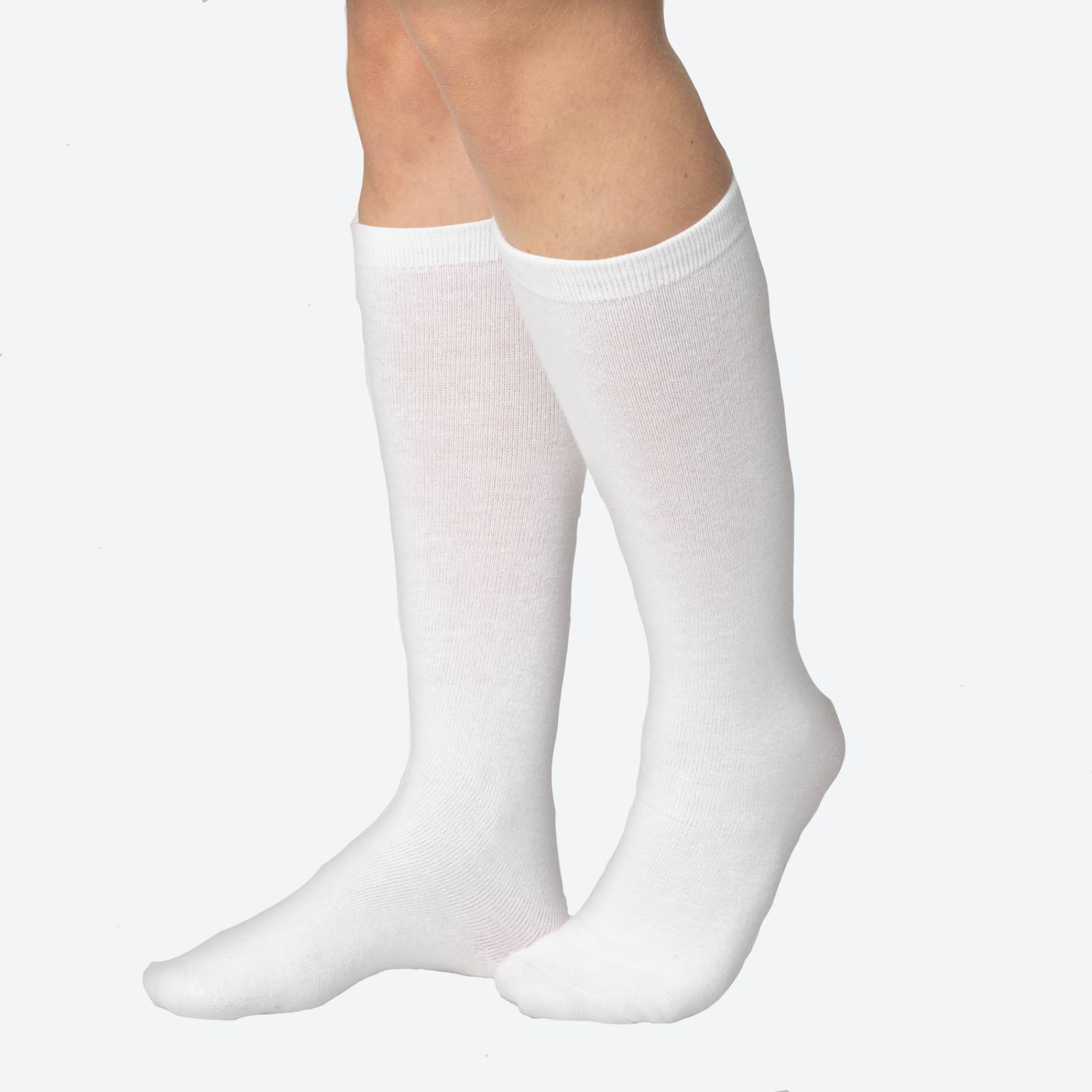 Calceta Escolar Bonetera Blanco para Niña [BNT1] 