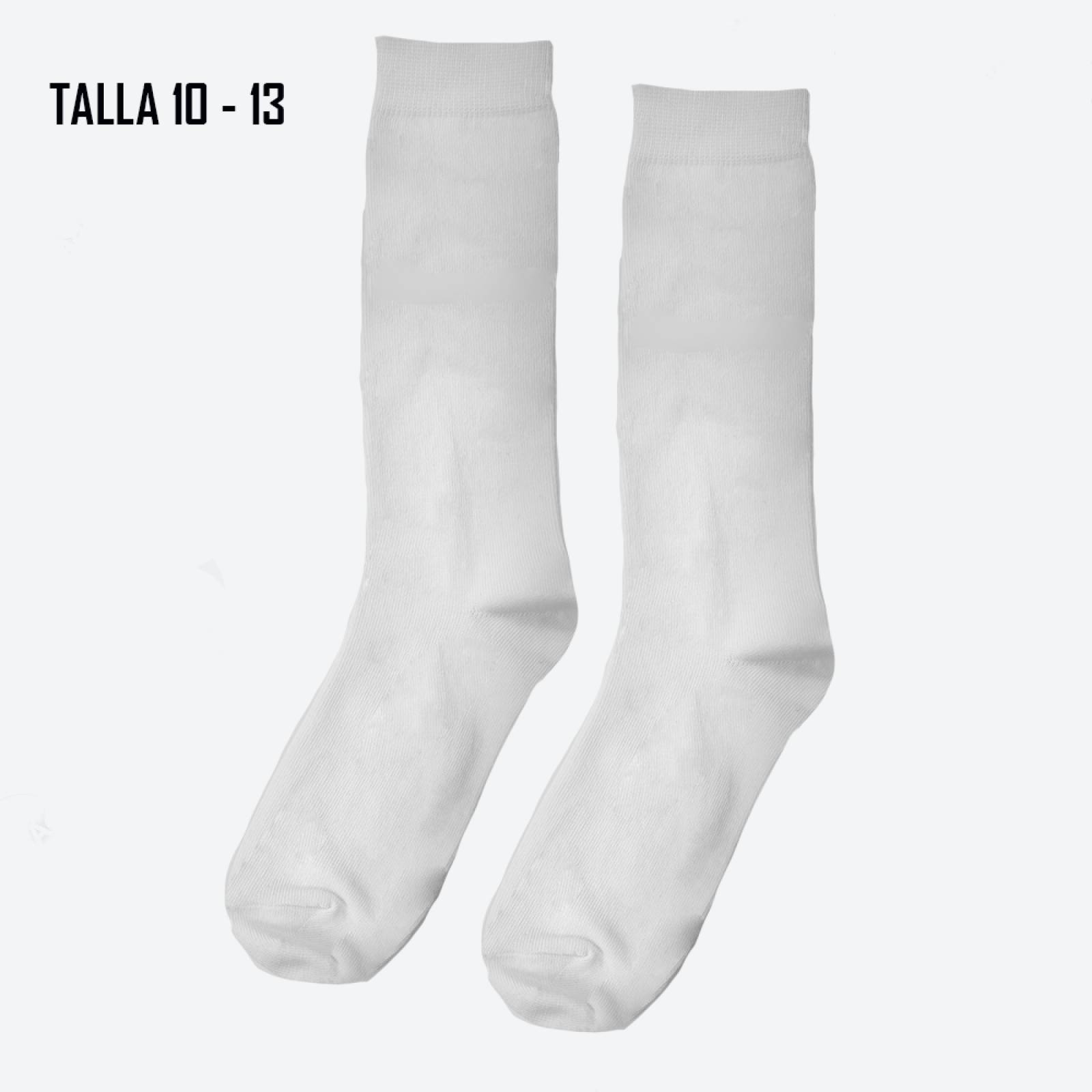 Calceta Escolar Bonetera Blanco para Niña [BNT1] 