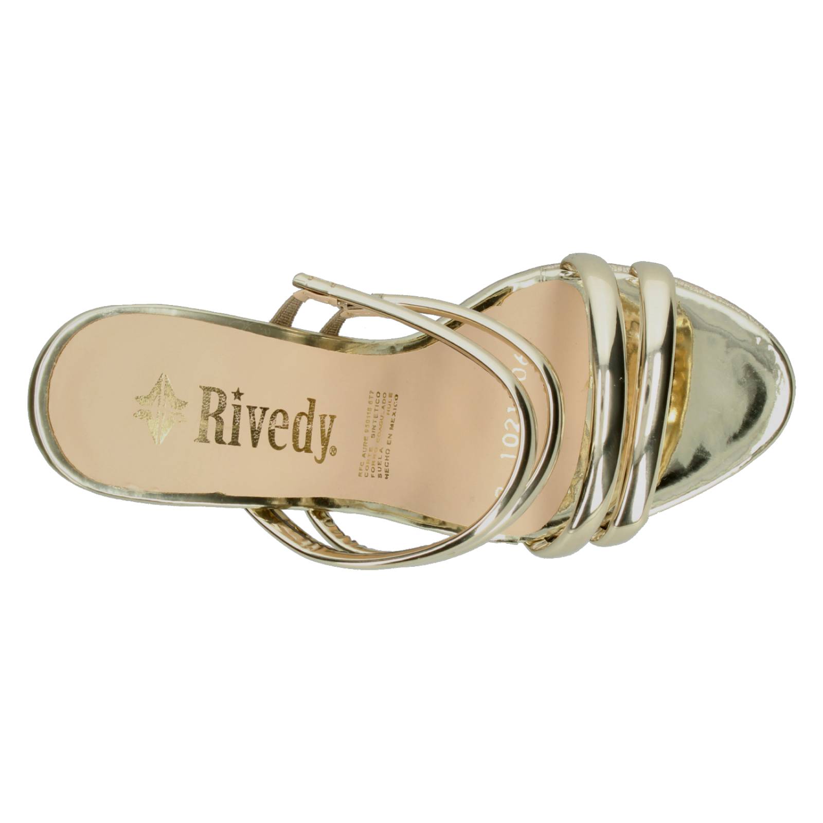 Sandalias de Fiesta Rivedy para Mujer 1021 Dorado [RVE23] 