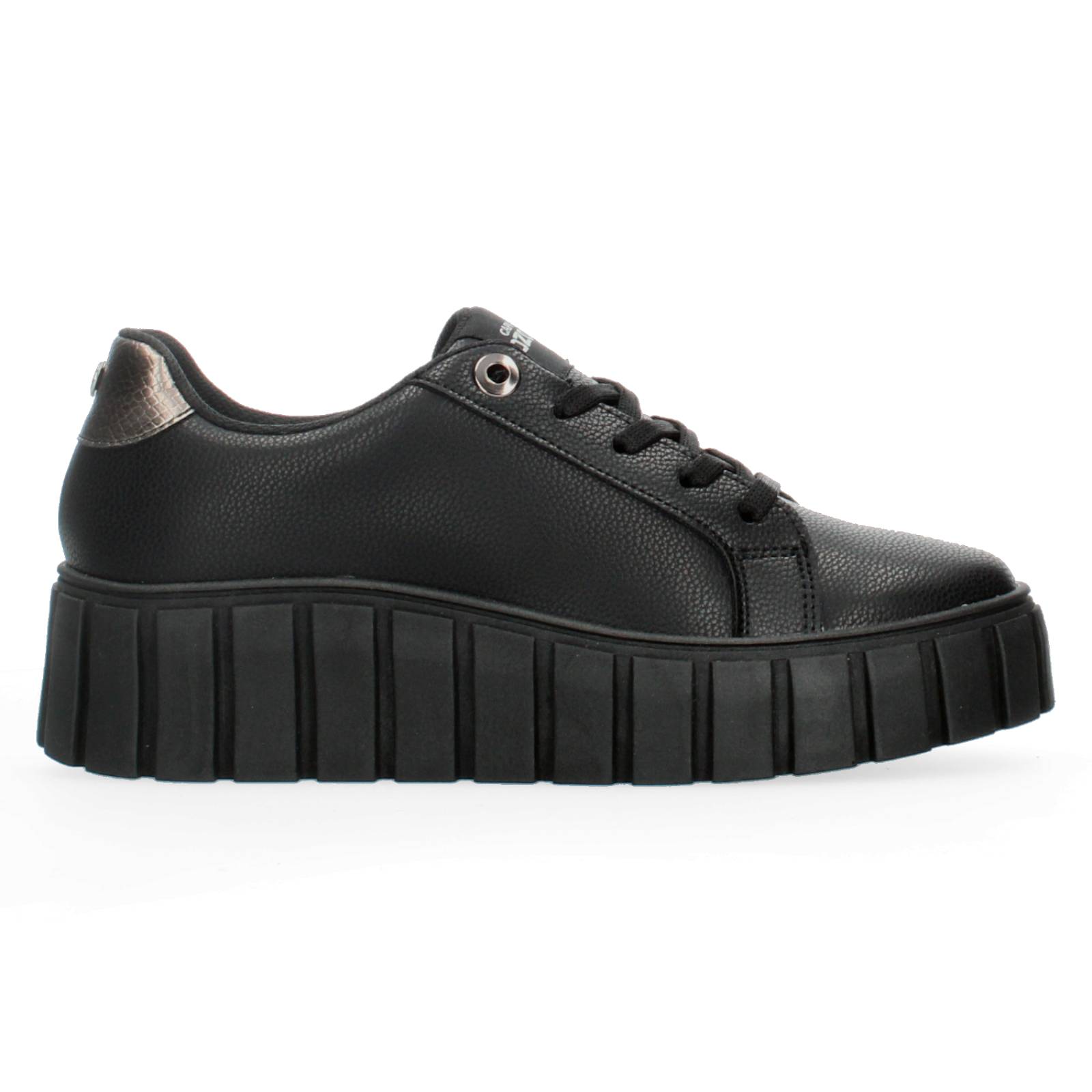 Tenis Plataforma Negro para Mujer [OZO2832] 