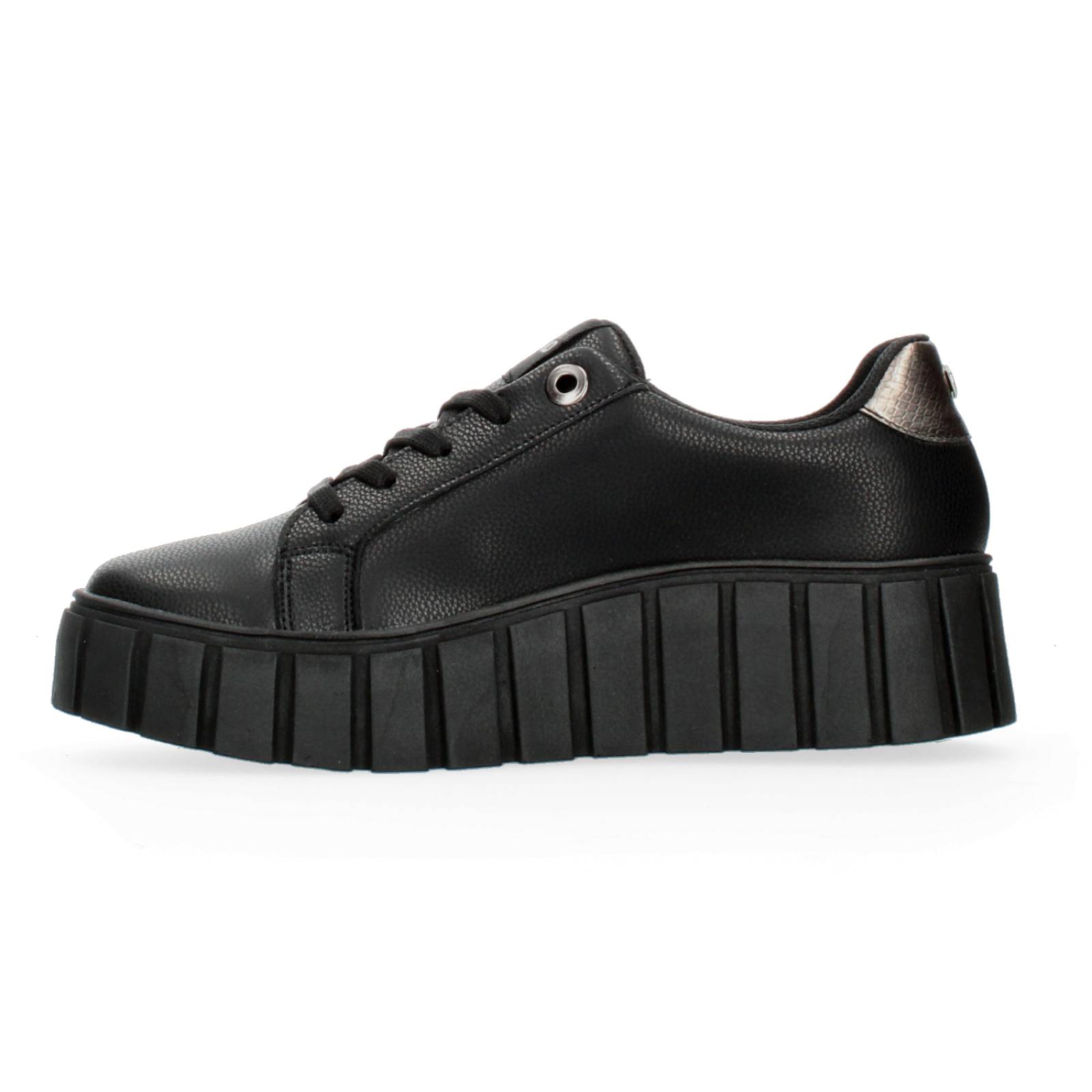 Tenis Plataforma Negro para Mujer [OZO2832] 