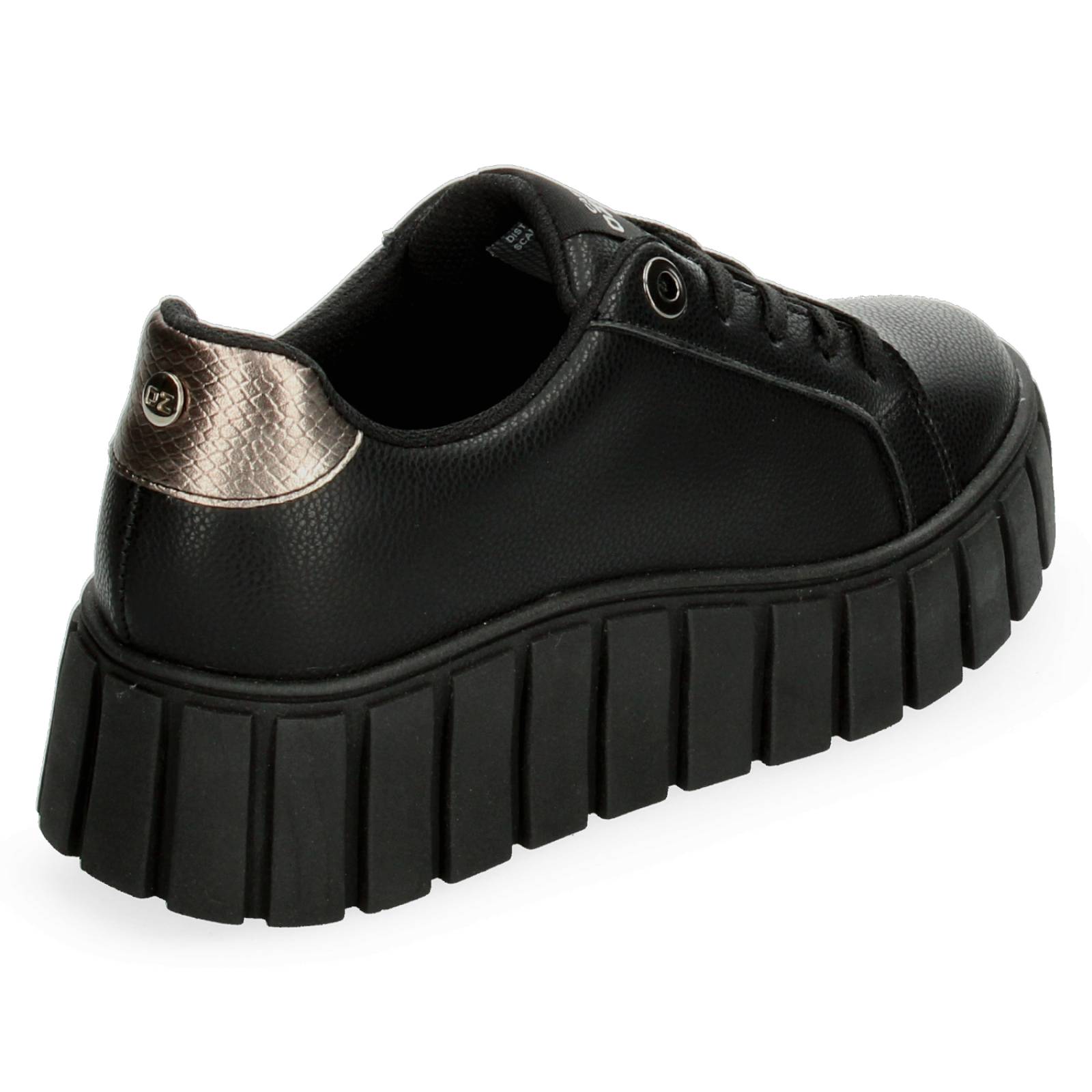Tenis Plataforma Negro para Mujer [OZO2832] 