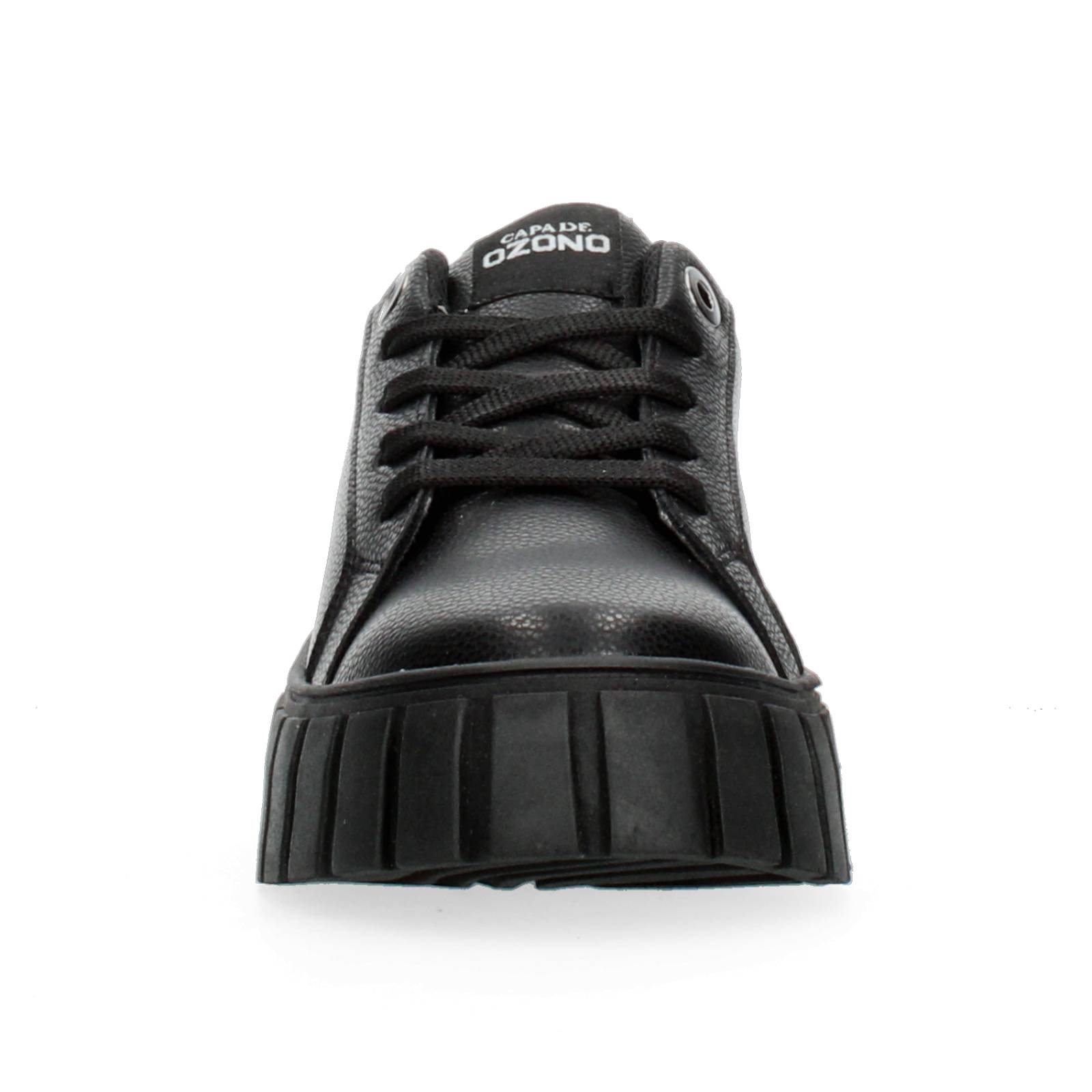 Tenis Plataforma Negro para Mujer [OZO2832] 