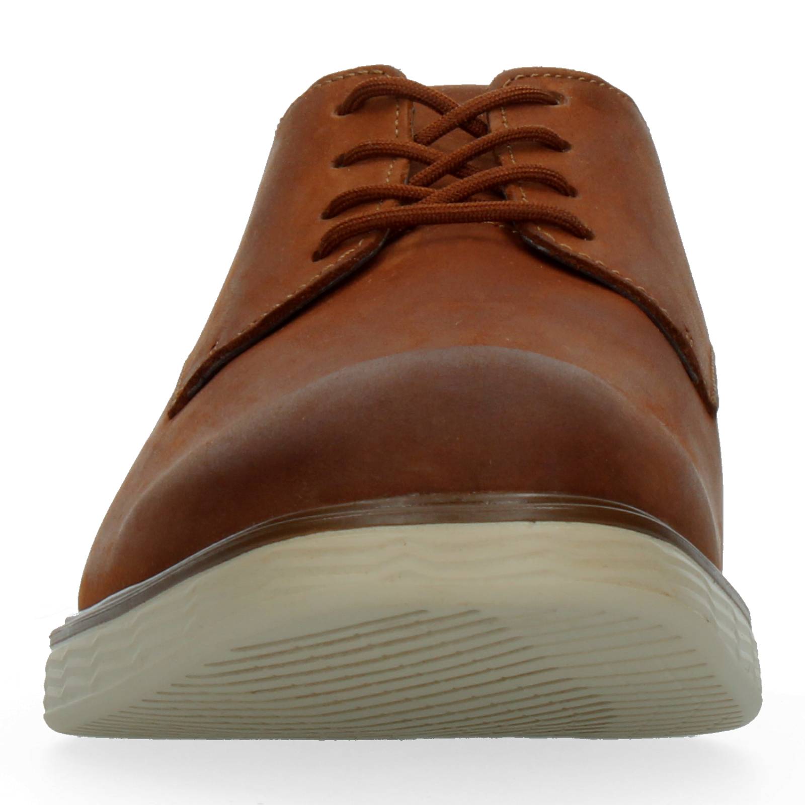 Zapato Flexi Derby Liso Cafe Para Hombre [FFF3386] 