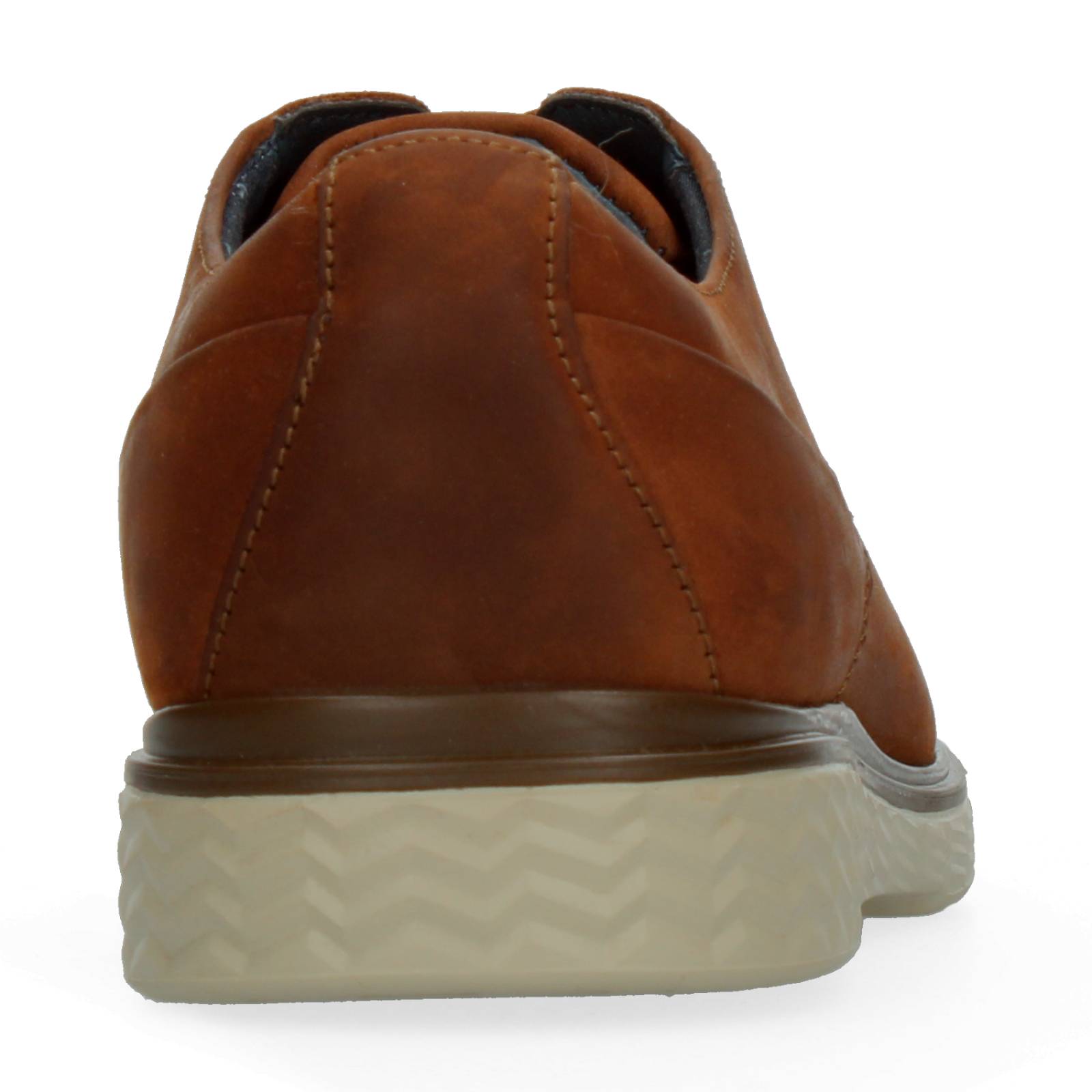 Zapato Flexi Derby Liso Cafe Para Hombre [FFF3386] 