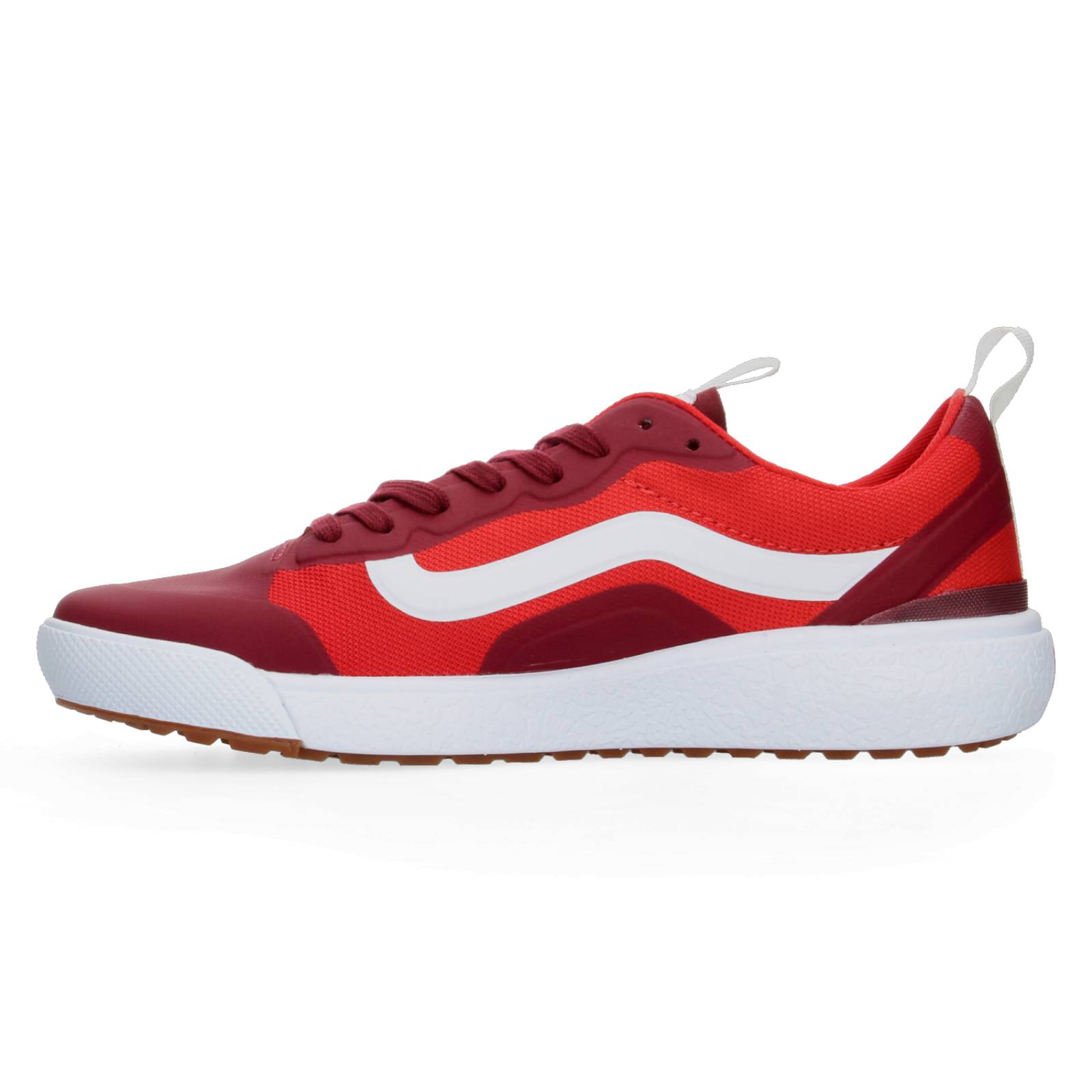 Zapatos vans hotsell rojos puros white