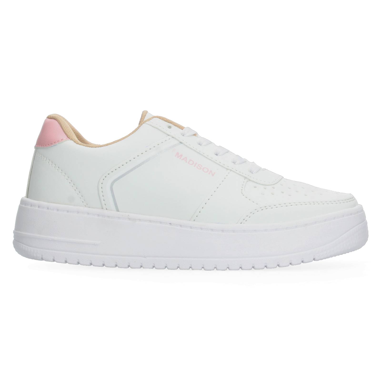 Tenis con Plataforma Blanco para Mujer [MAD14] 