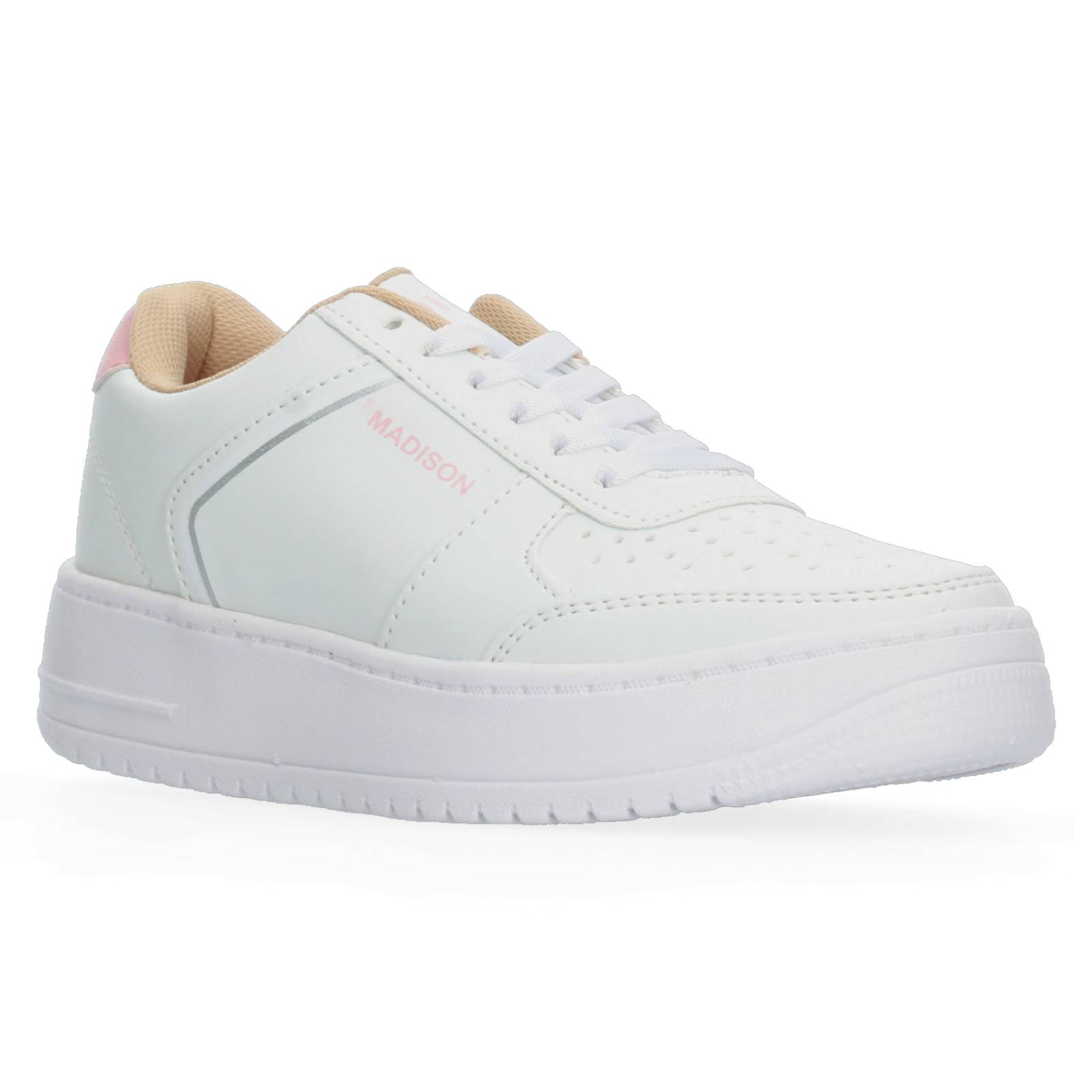 Tenis con Plataforma Blanco para Mujer [MAD14] 