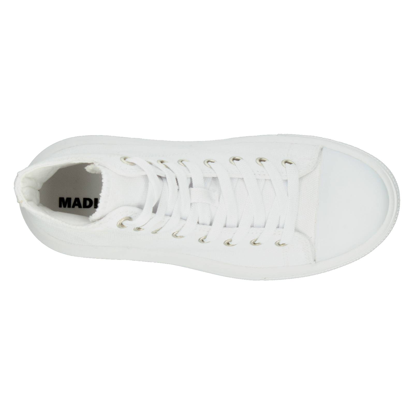 Tenis Bota con Plataforma Blanco para Mujer [MAD20] 
