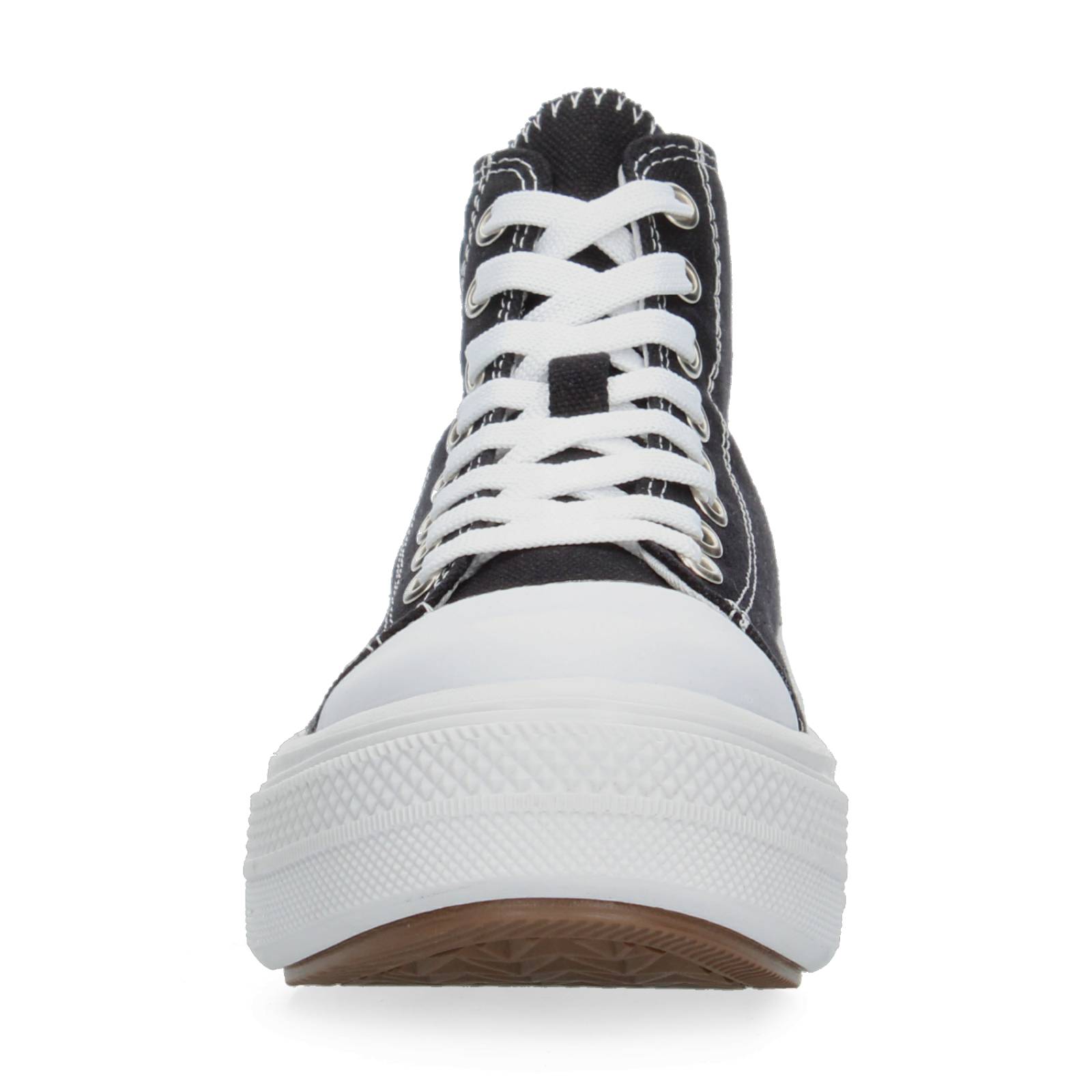 Tenis Bota con Plataforma Negro para Mujer [MAD22] 