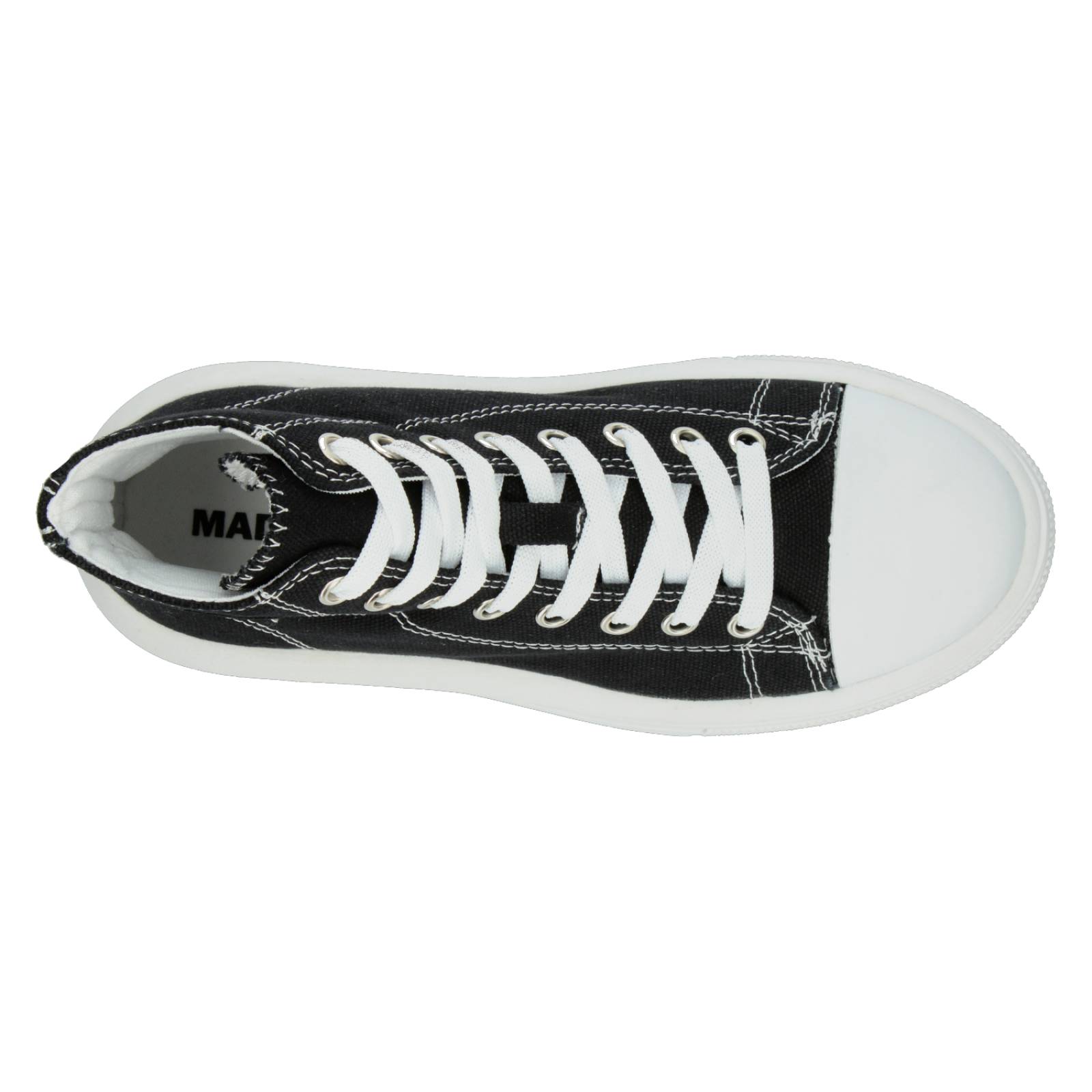 Tenis Bota con Plataforma Negro para Mujer [MAD22] 