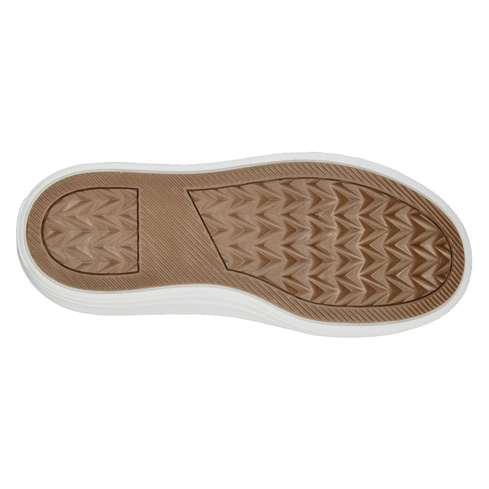 Tenis Bota con Plataforma Beige para Mujer [MAD21] 