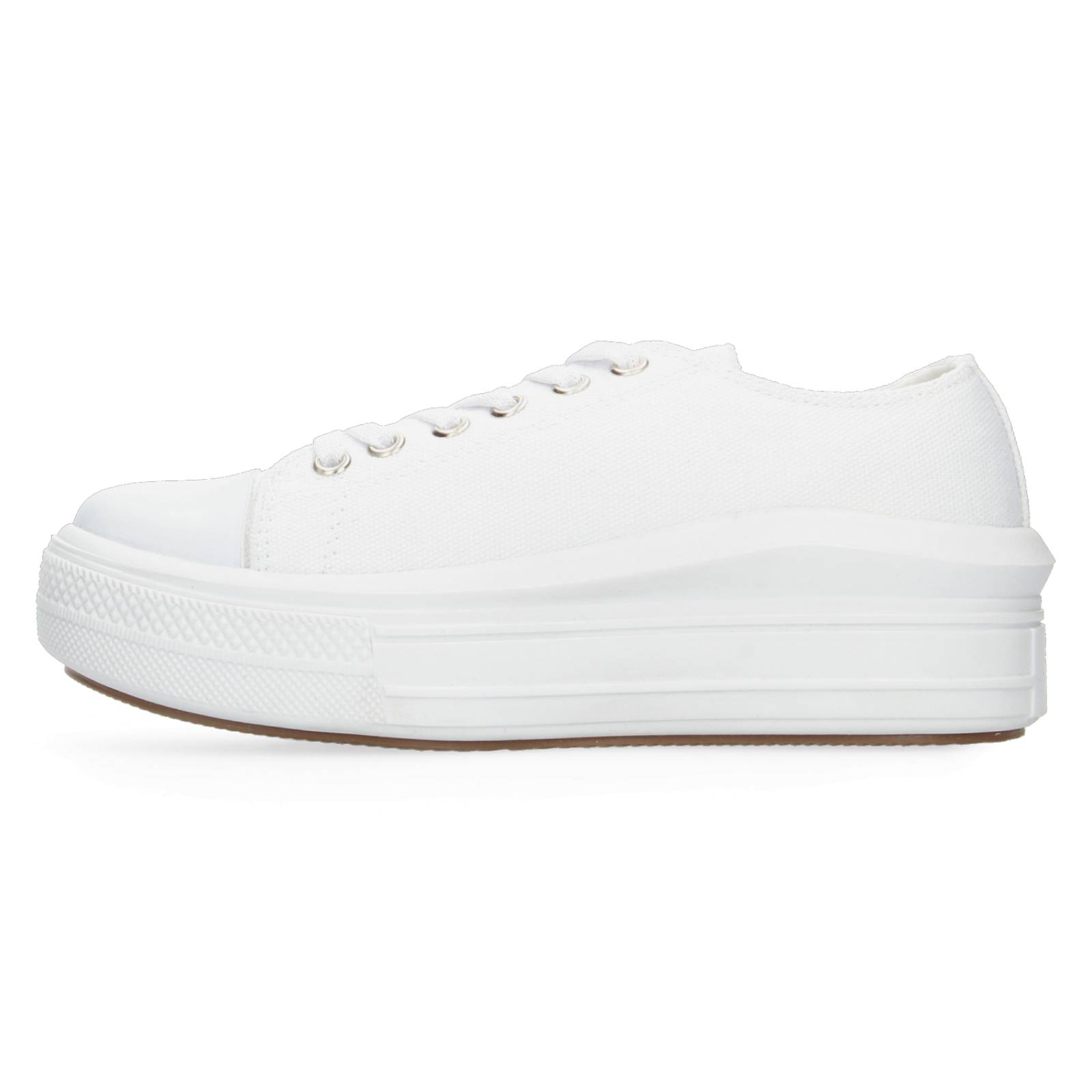Tenis Plataforma Blanco para Mujer [MAD25] 