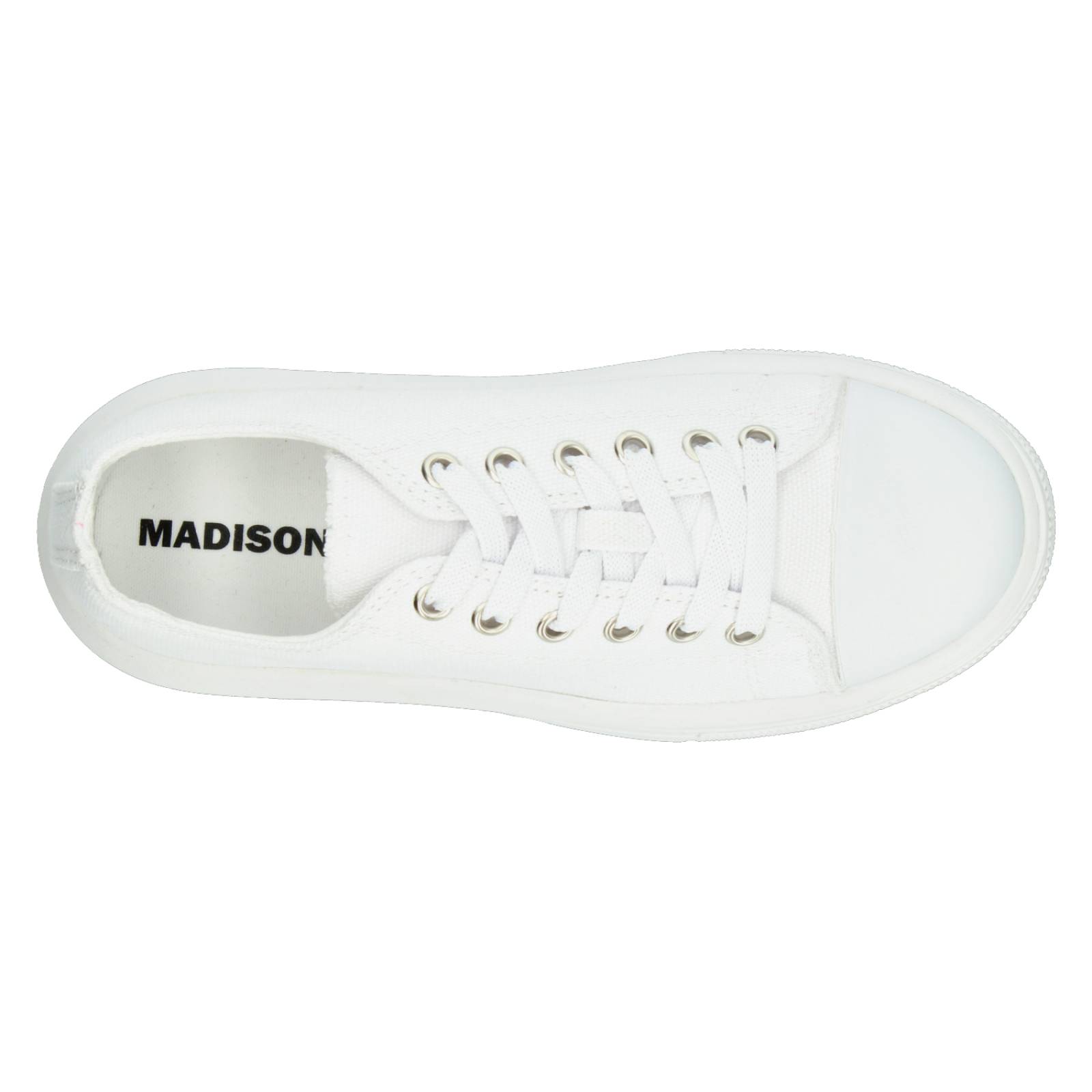Tenis Plataforma Blanco para Mujer [MAD25] 
