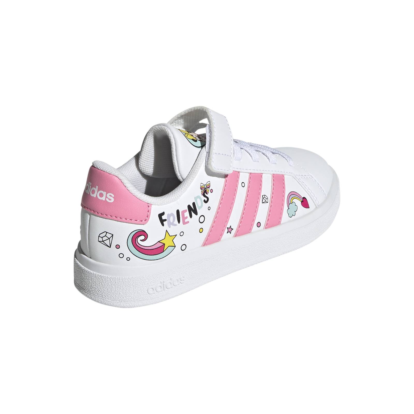 Tenis Adidas Grand Court x Disney Blanco para Niña [ADD2202]