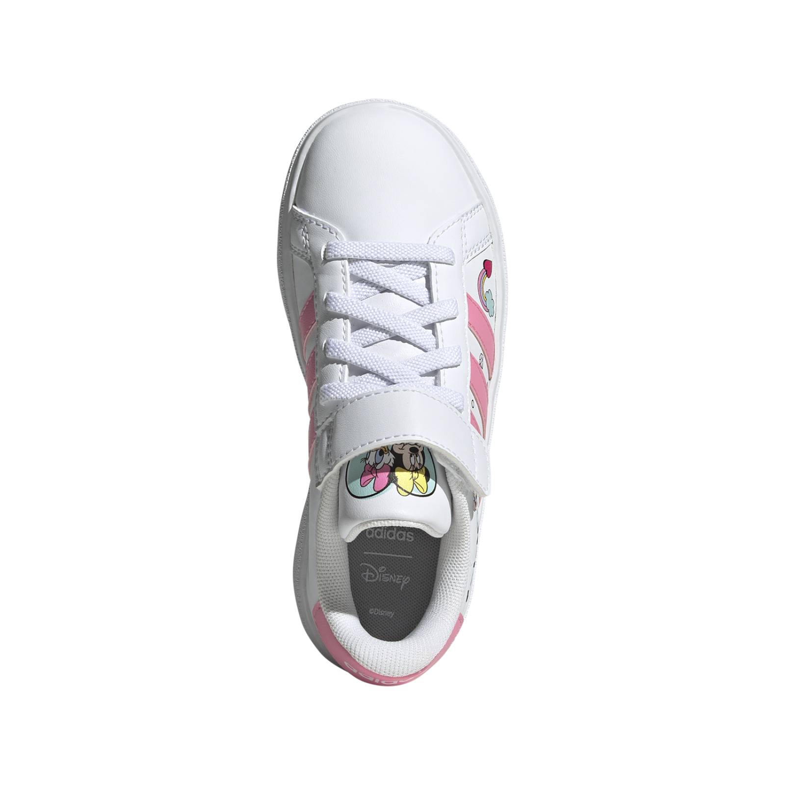 Tenis Adidas Grand Court x Disney Blanco para Niña [ADD2202] 