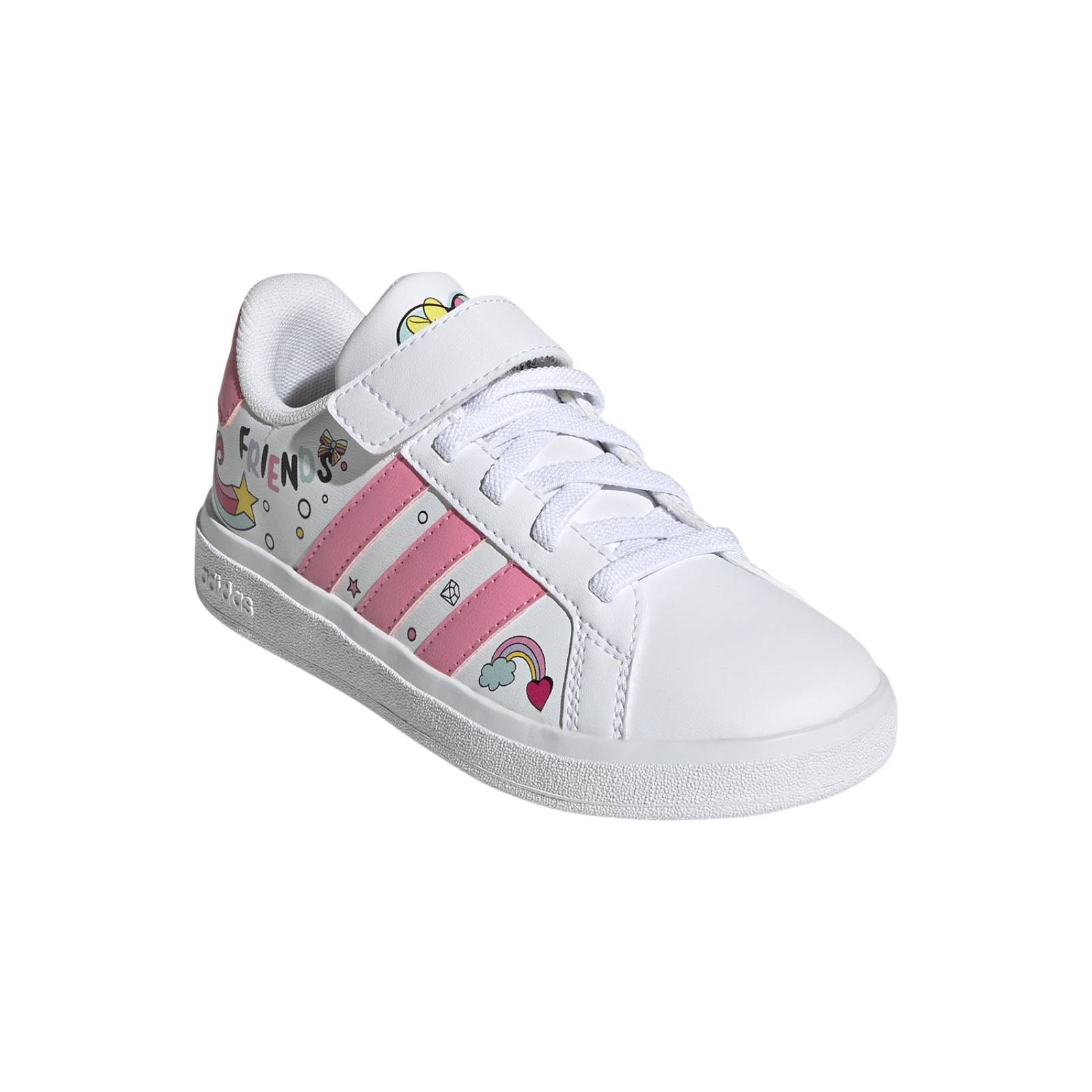Tenis Adidas Grand Court x Disney Blanco para Niña [ADD2202] 