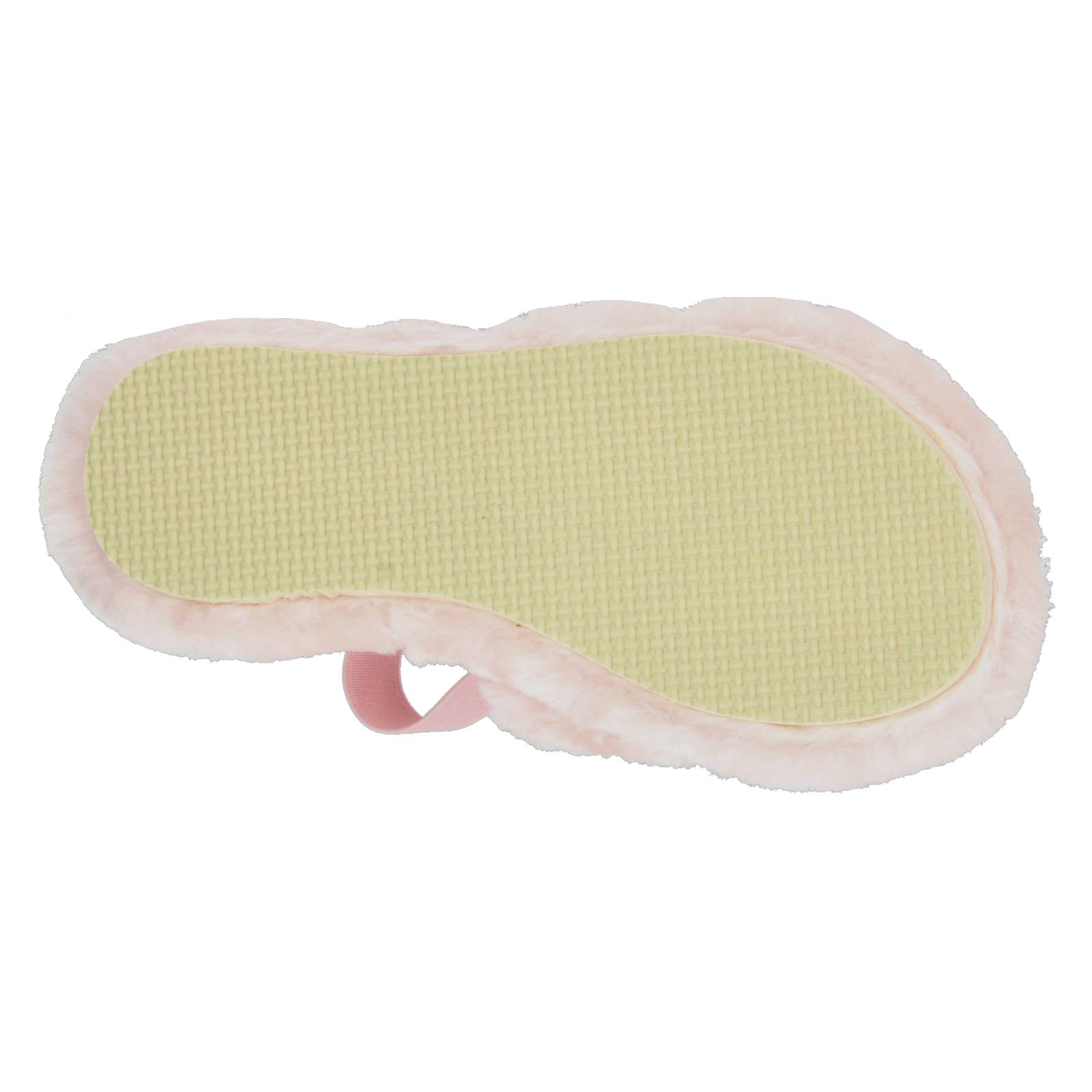 Sandalia Pantufla de Peluche Rosa para Niña [MLA385] 