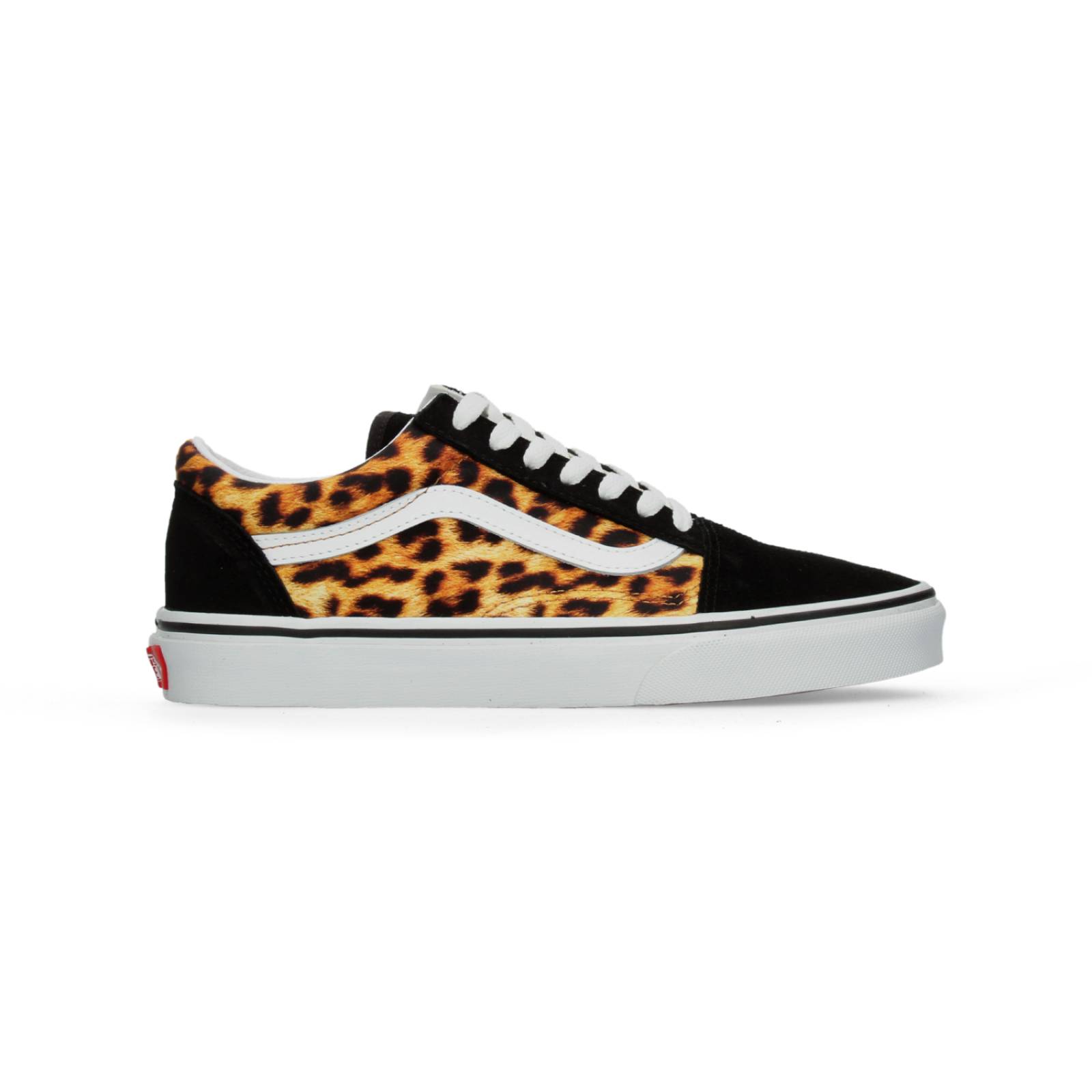 Tenis Vans Leopard Old Skool Negro para Mujer [VAN1360] 