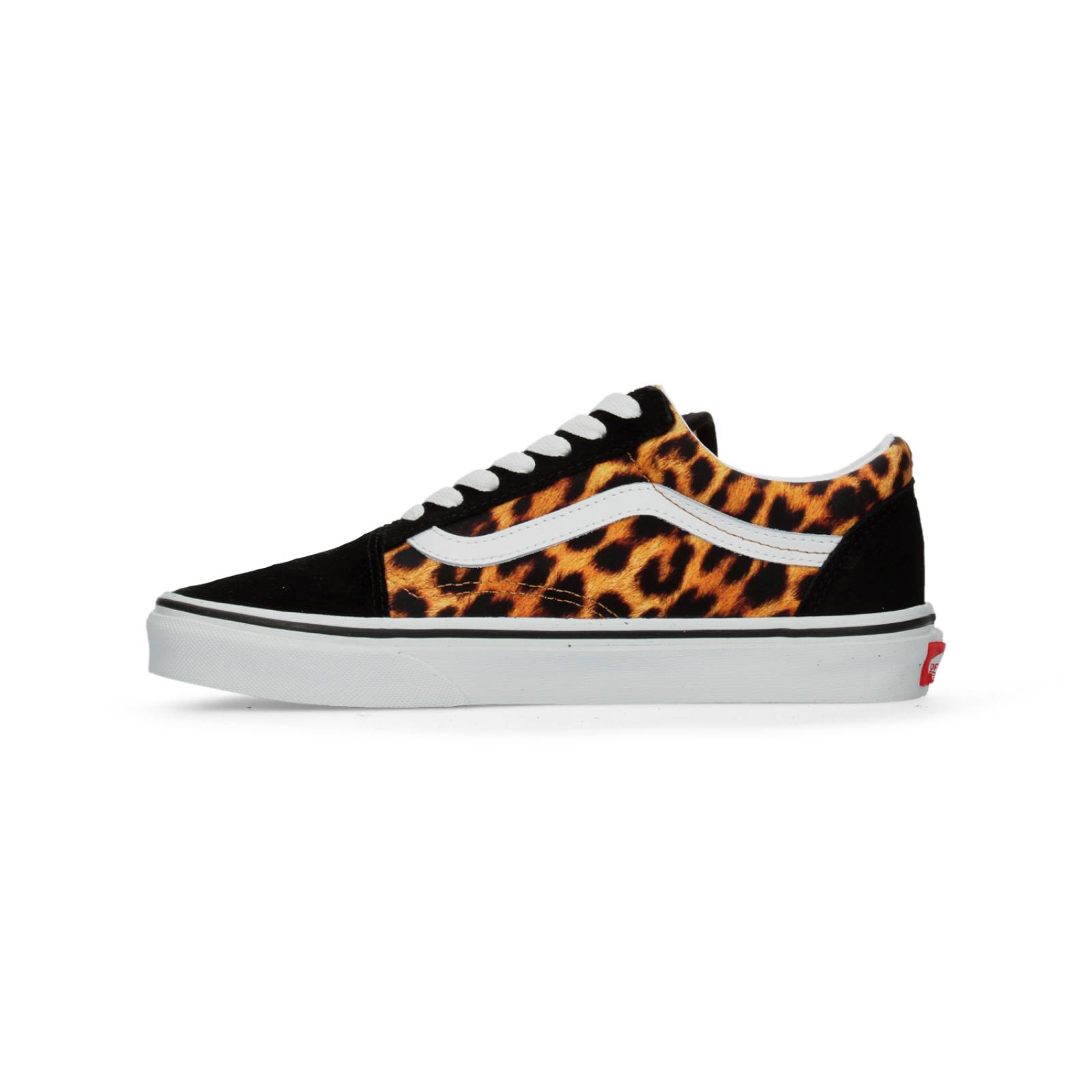 Tenis Vans Leopard Old Skool Negro para Mujer [VAN1360] 