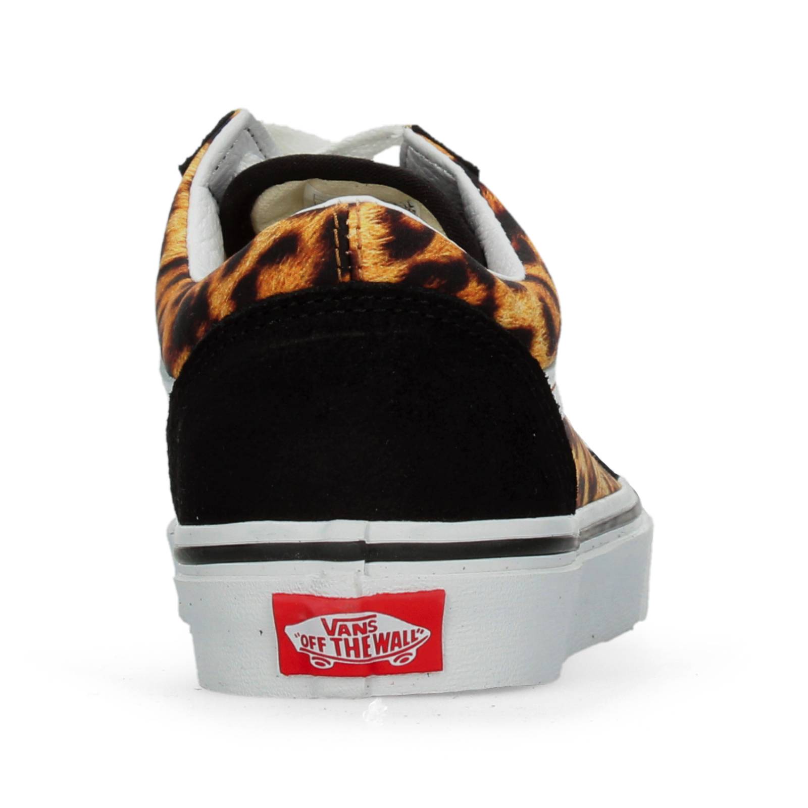 Tenis Vans Leopard Old Skool Negro para Mujer [VAN1360] 