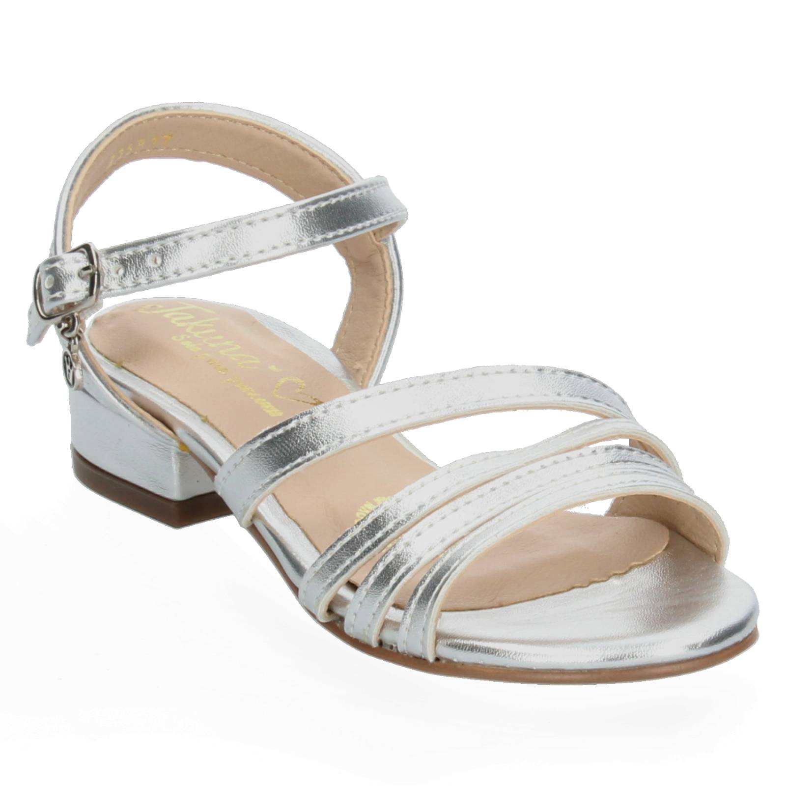 Sandalias Jakuna Plata para Niña [JAK266] 
