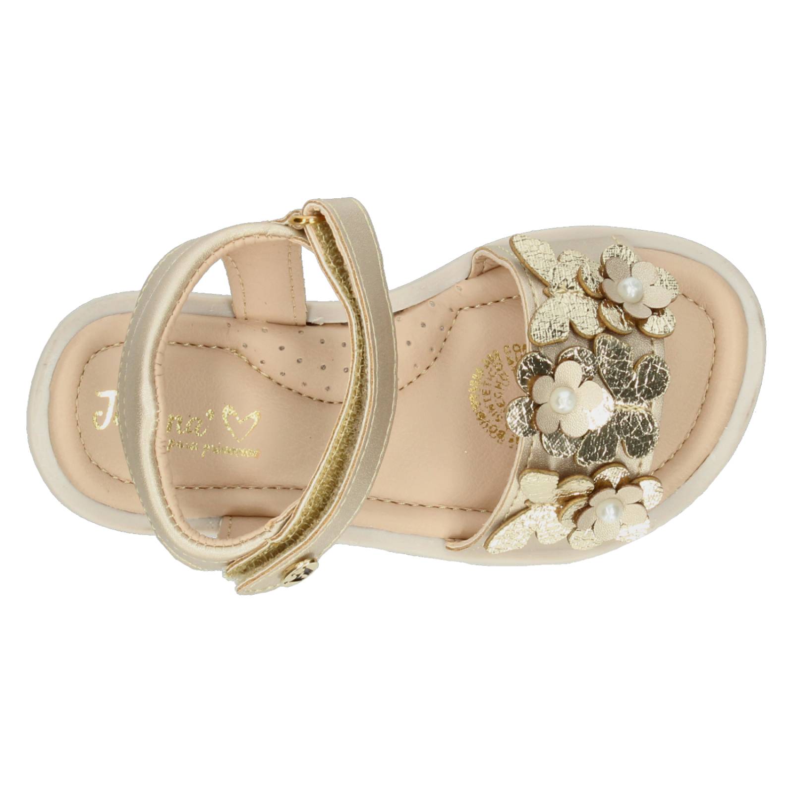 Sandalias Jakuna Dorado para Niña [JAK245] 