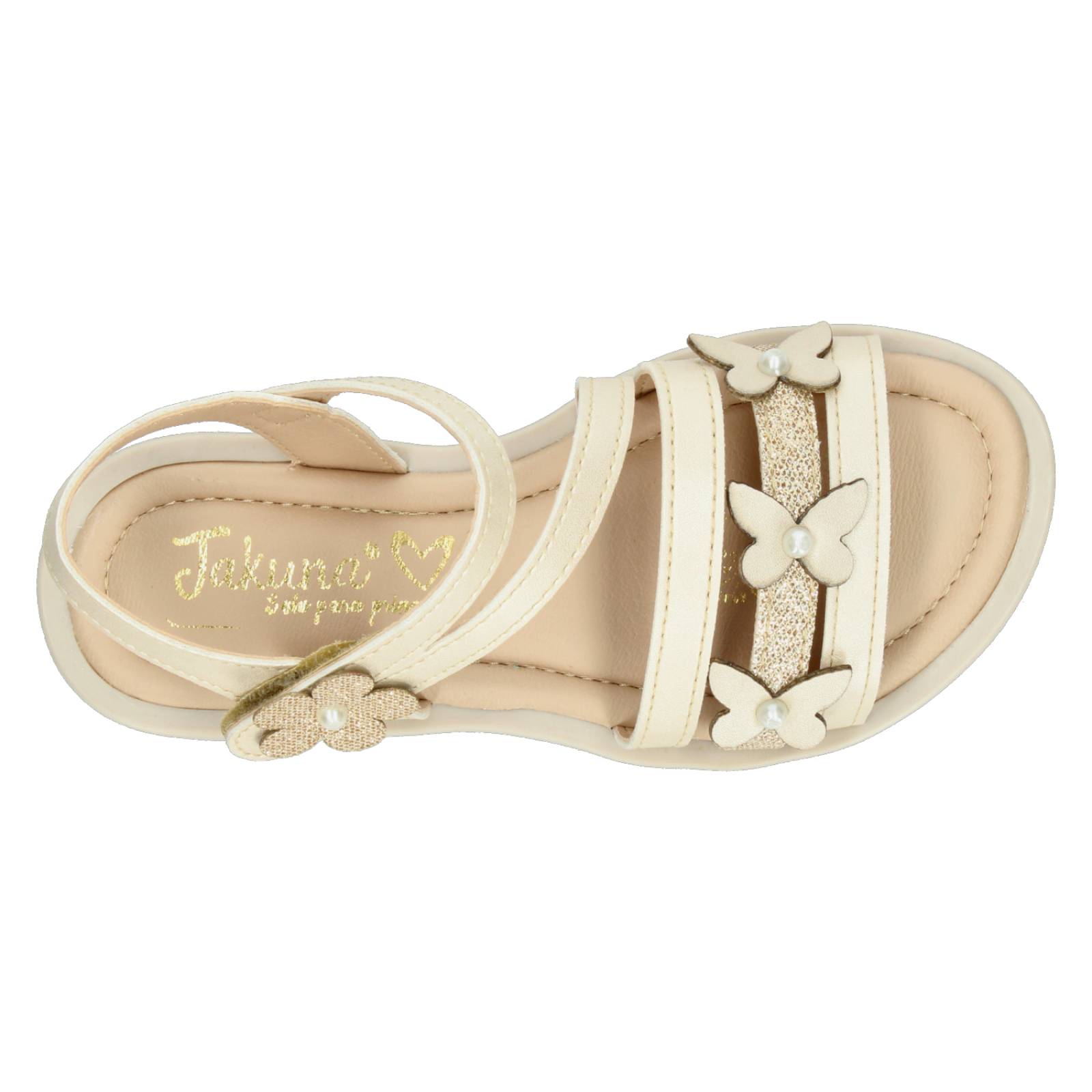 Sandalias Jakuna Beige para Niña [JAK262] 