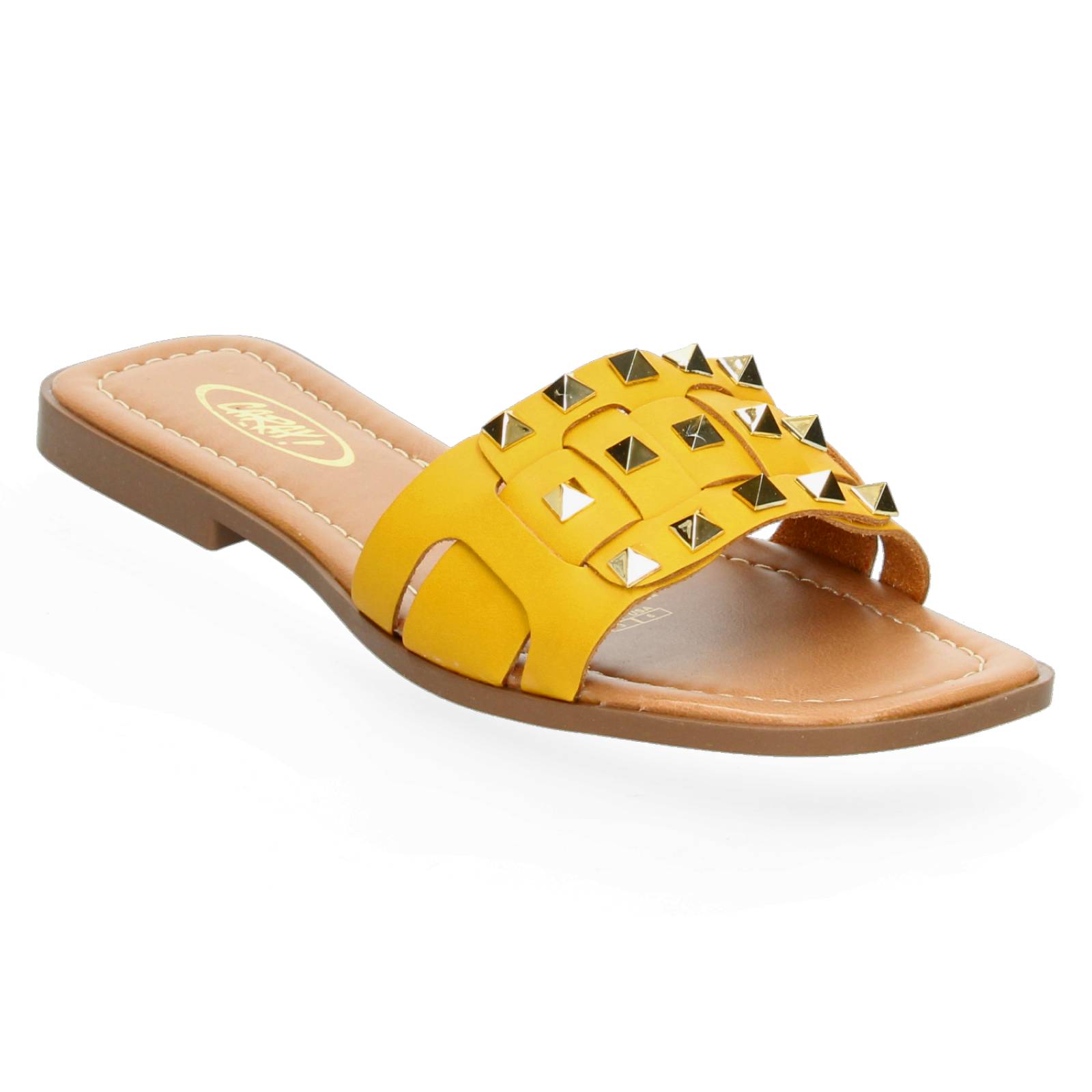 Sandalias mujer online mostaza