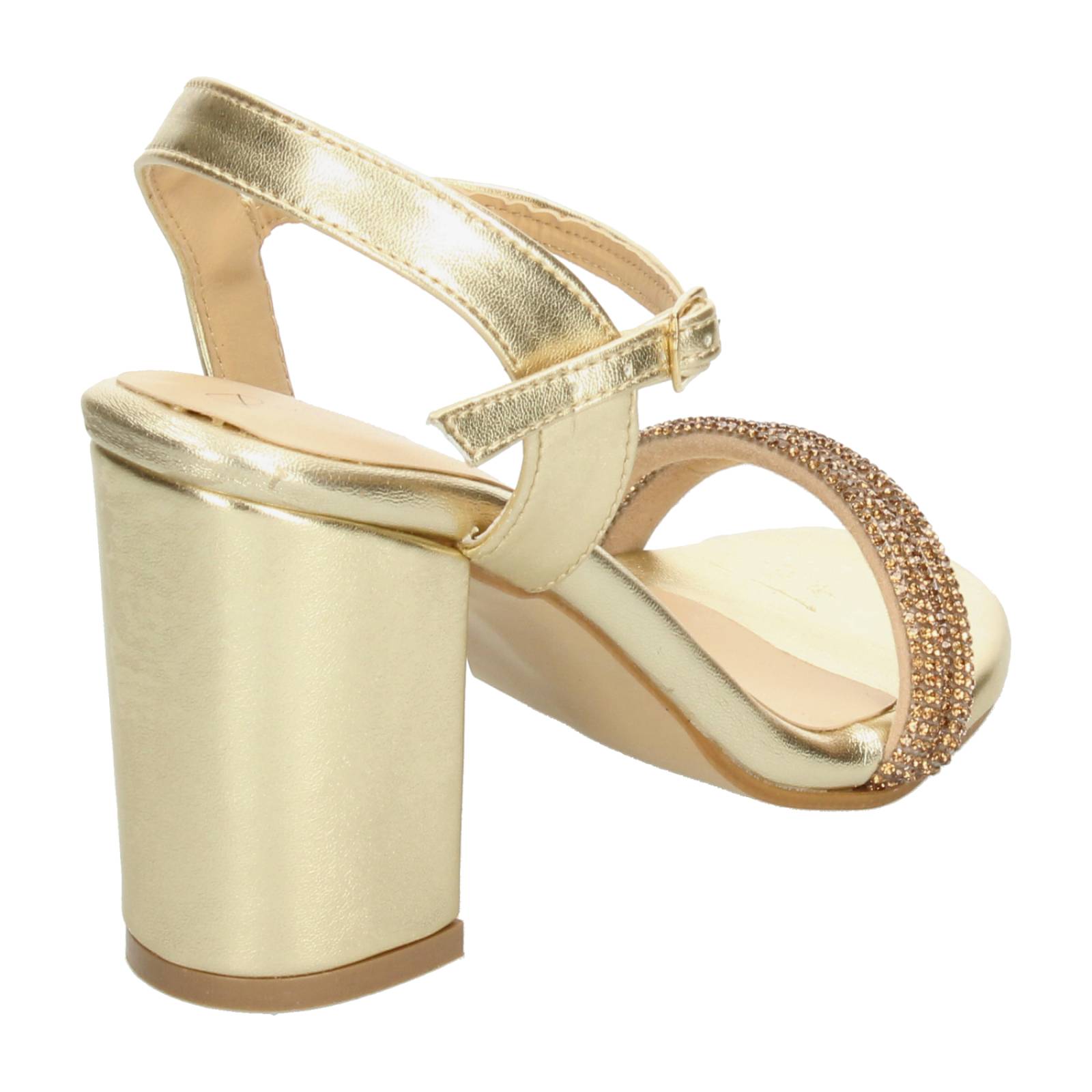 Sandalias de Fiesta Perez lete Dorado para Mujer [PLT336] 