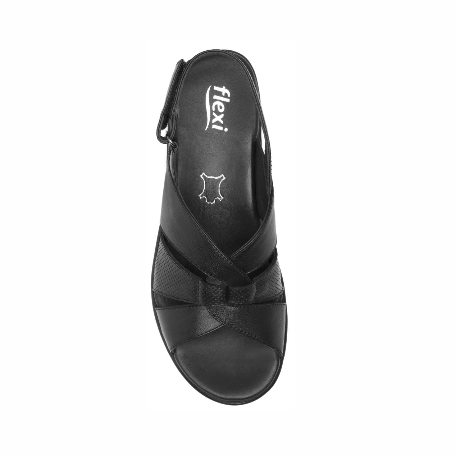 Sandalias Flexi Negro para Mujer [FFF3545] 