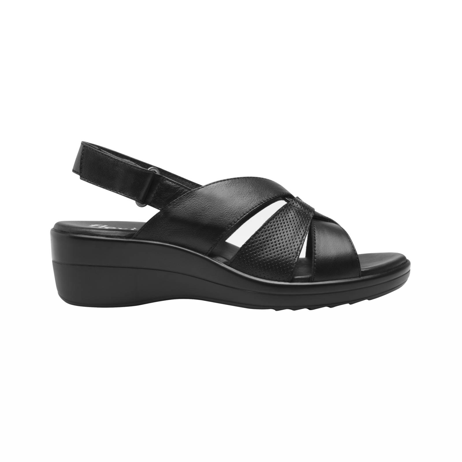 Sandalias Flexi Negro para Mujer [FFF3545] 