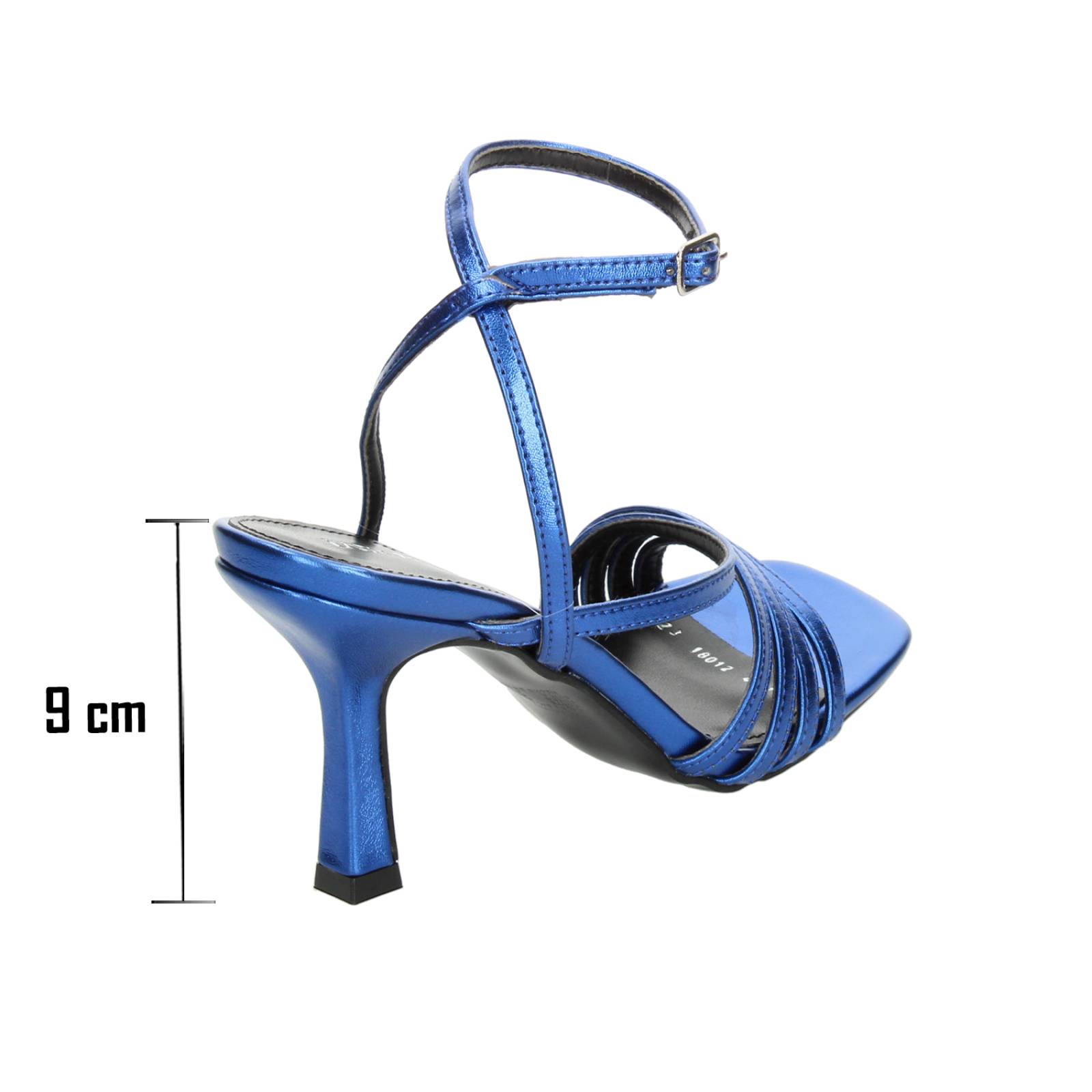 Sandalias de Fiesta Paulina Azul para Mujer [PAU950] 