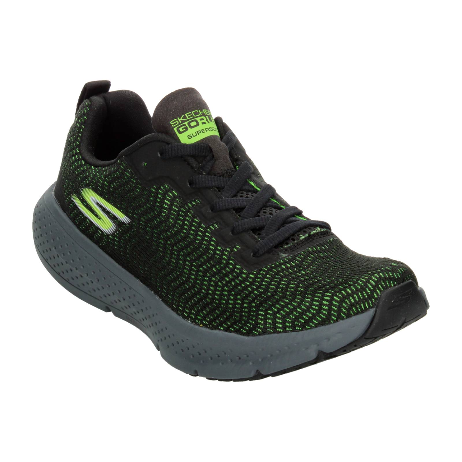 Zapatos skechers 2025 negro verde mujer